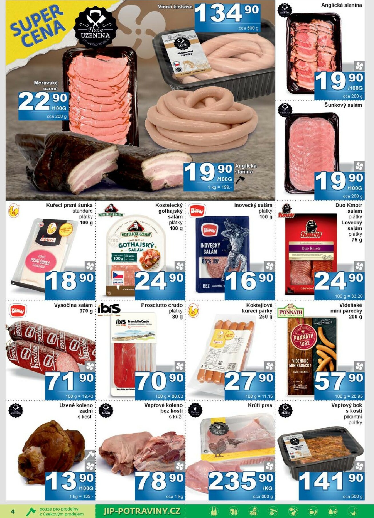 jip - Aktuální leták JIP - Maloobchod od 17.12. do 28.12. - page: 4