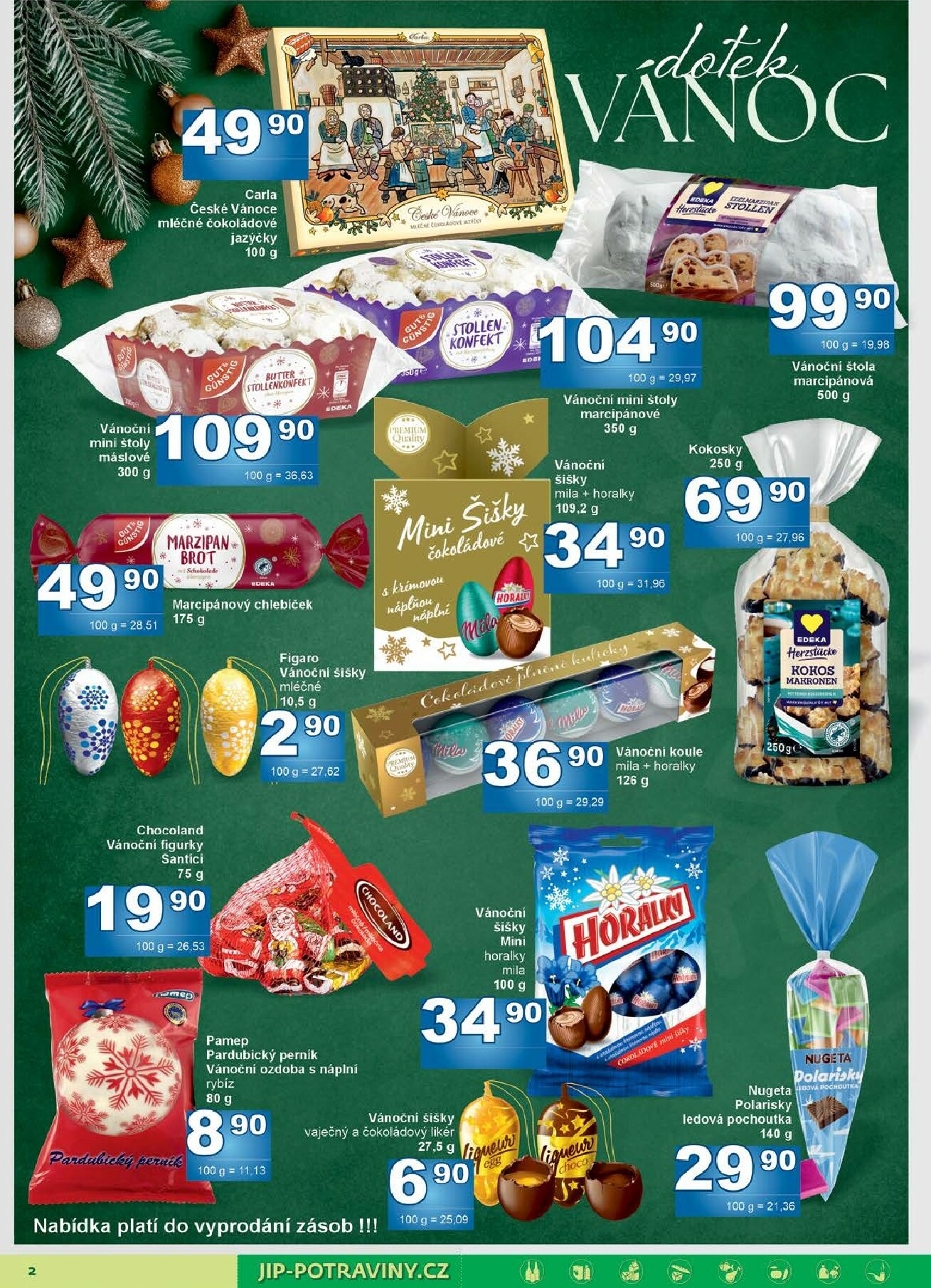 jip - Aktuální leták JIP - Maloobchod od 17.12. do 28.12. - page: 2