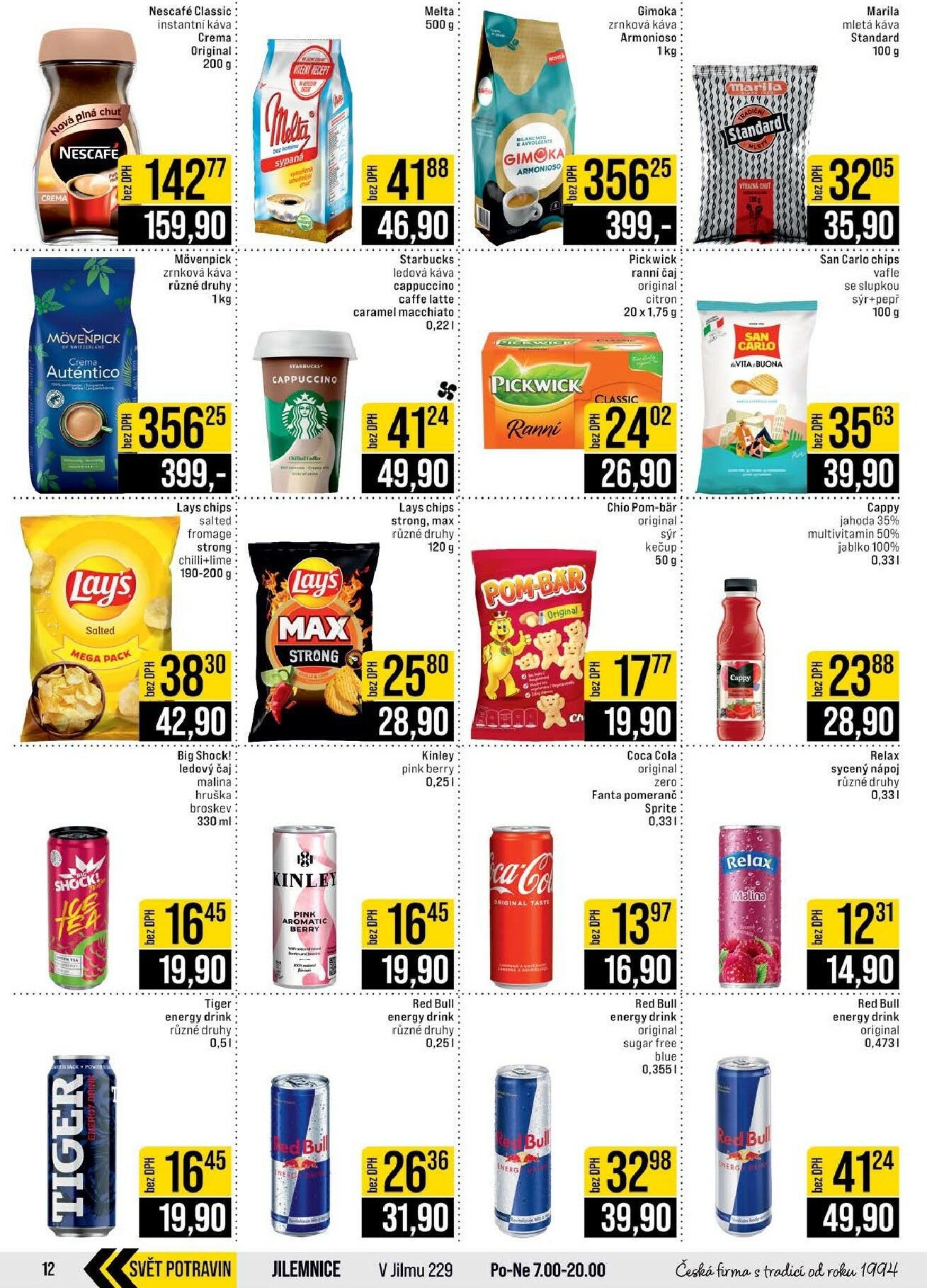 jip - JIP - Brno, Ostrava - Hrabová, Praha - Bořanovice, Jilemnice, Karlovy Vary, Olomouc, Pardubice, Zlín, Polička leták platný od středy 11.02.2026 do úterý 17.02.2026 - page: 12