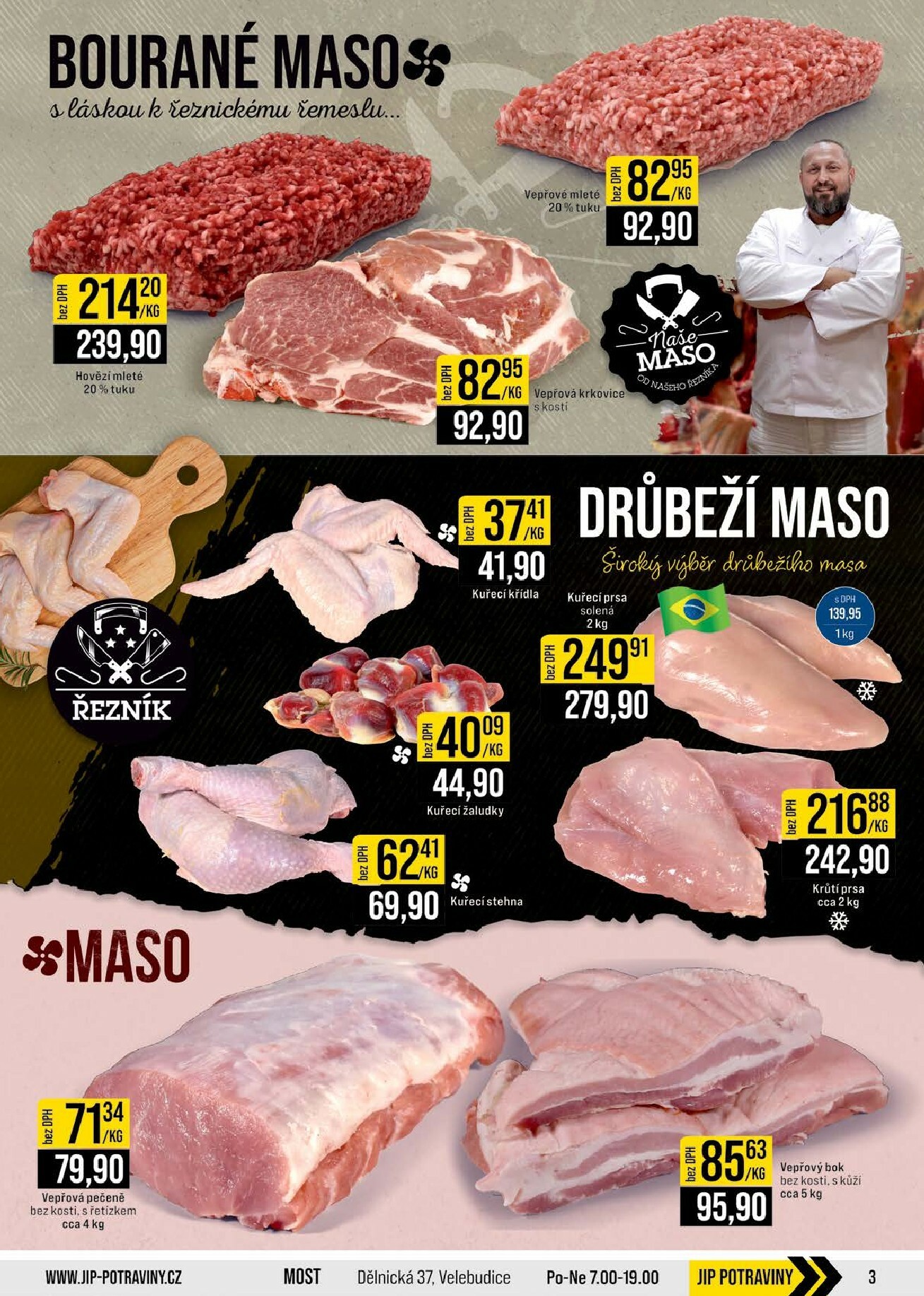 jip - JIP - Brno, Ostrava - Hrabová, Praha - Bořanovice, Jilemnice, Karlovy Vary, Olomouc, Pardubice, Zlín, Polička leták platný od středy 11.02.2026 do úterý 17.02.2026 - page: 3