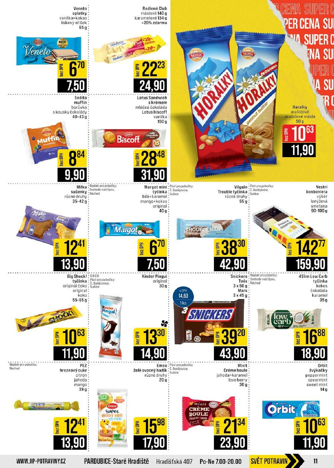 jip - JIP - České Budějovice, Most, Svoboda nad Úpou, Náchod, Sušice leták platný od středy 11.02.2026 do úterý 17.02.2026 - page: 11