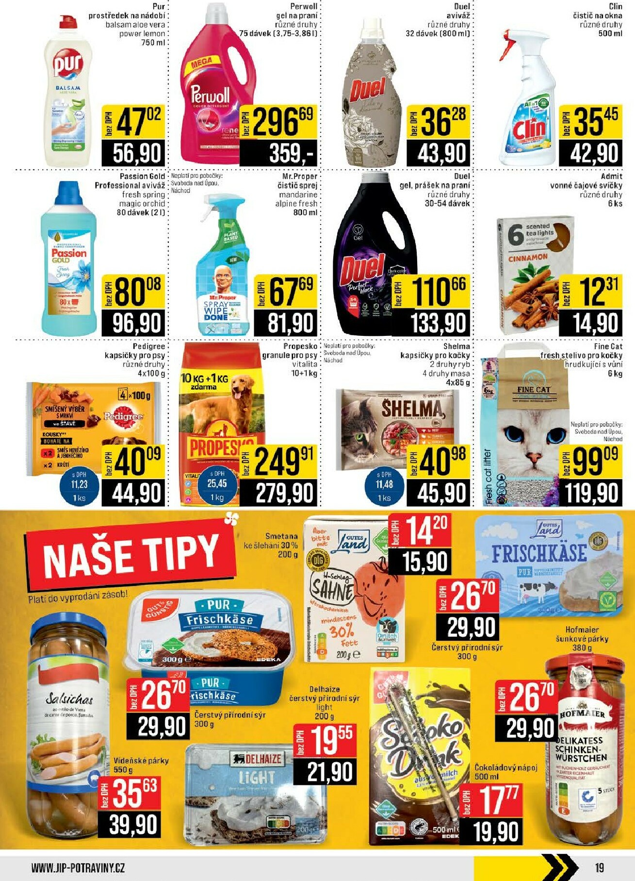 jip - JIP - České Budějovice, Most, Svoboda nad Úpou, Náchod, Sušice leták platný od středy 18.02.2026 do úterý 24.02.2026 - page: 19