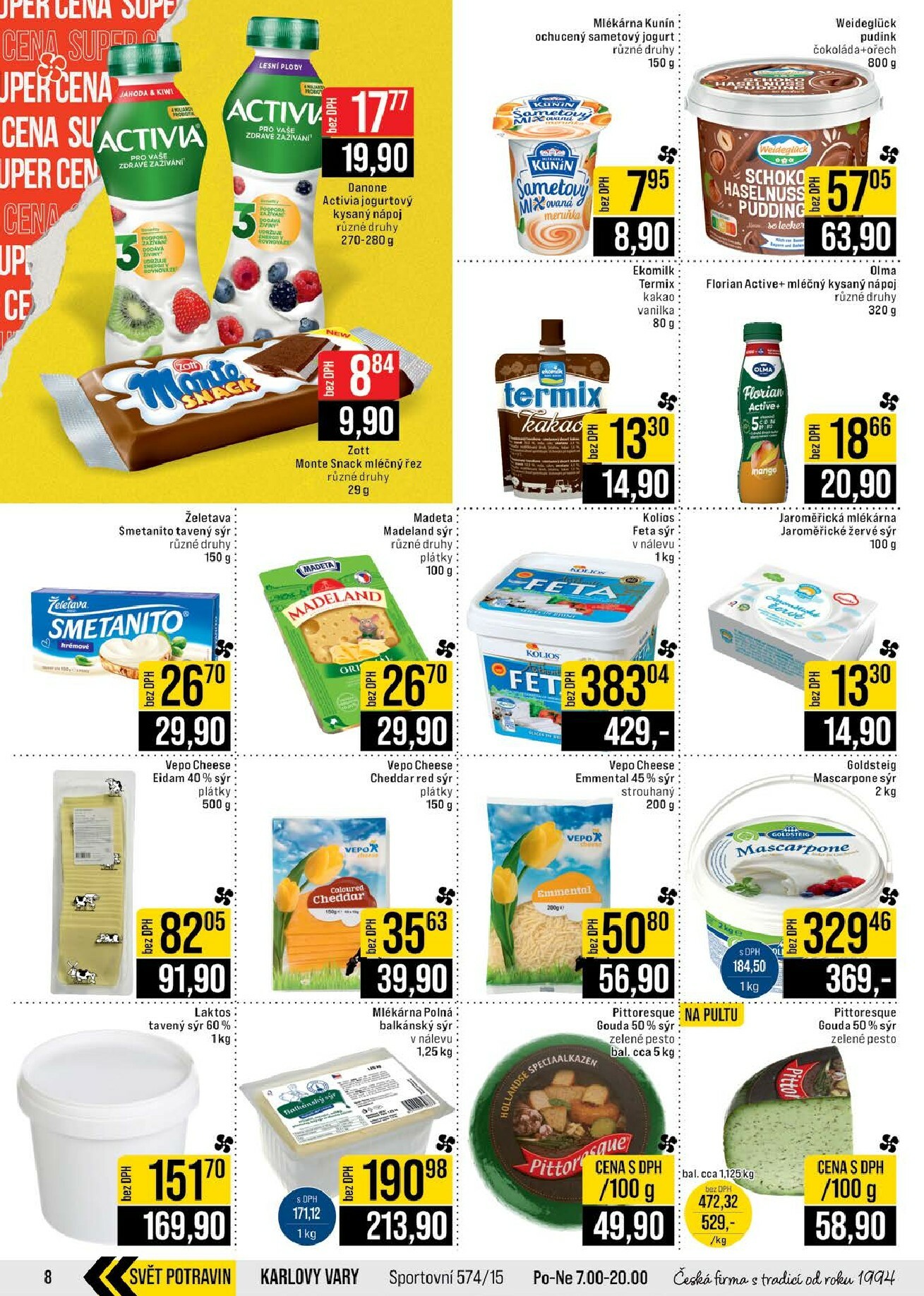 jip - JIP - Brno, Ostrava - Hrabová, Praha - Bořanovice, Jilemnice, Karlovy Vary, Olomouc, Pardubice, Zlín, Polička leták platný od středy 18.02.2026 do úterý 24.02.2026 - page: 8