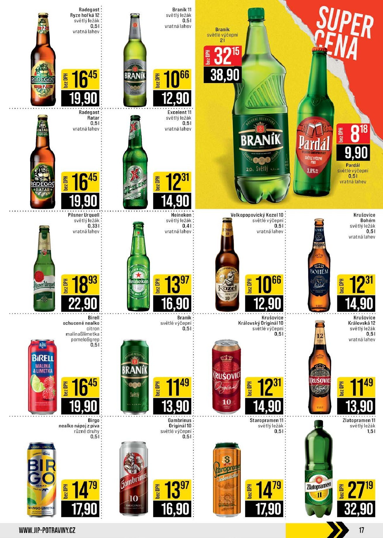 jip - JIP - Brno, Ostrava - Hrabová, Praha - Bořanovice, Jilemnice, Karlovy Vary, Olomouc, Pardubice, Zlín, Polička leták platný od středy 25.02.2026 do úterý 03.03.2026 - page: 17