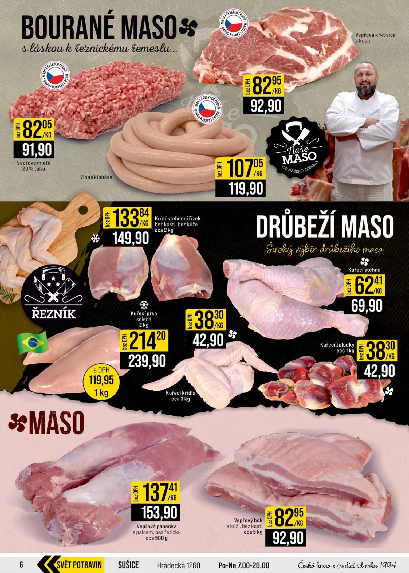 jip - JIP - Brno, Ostrava - Hrabová, Praha - Bořanovice, Jilemnice, Karlovy Vary, Olomouc, Pardubice, Zlín, Polička leták platný od středy 25.02.2026 do úterý 03.03.2026 - page: 6