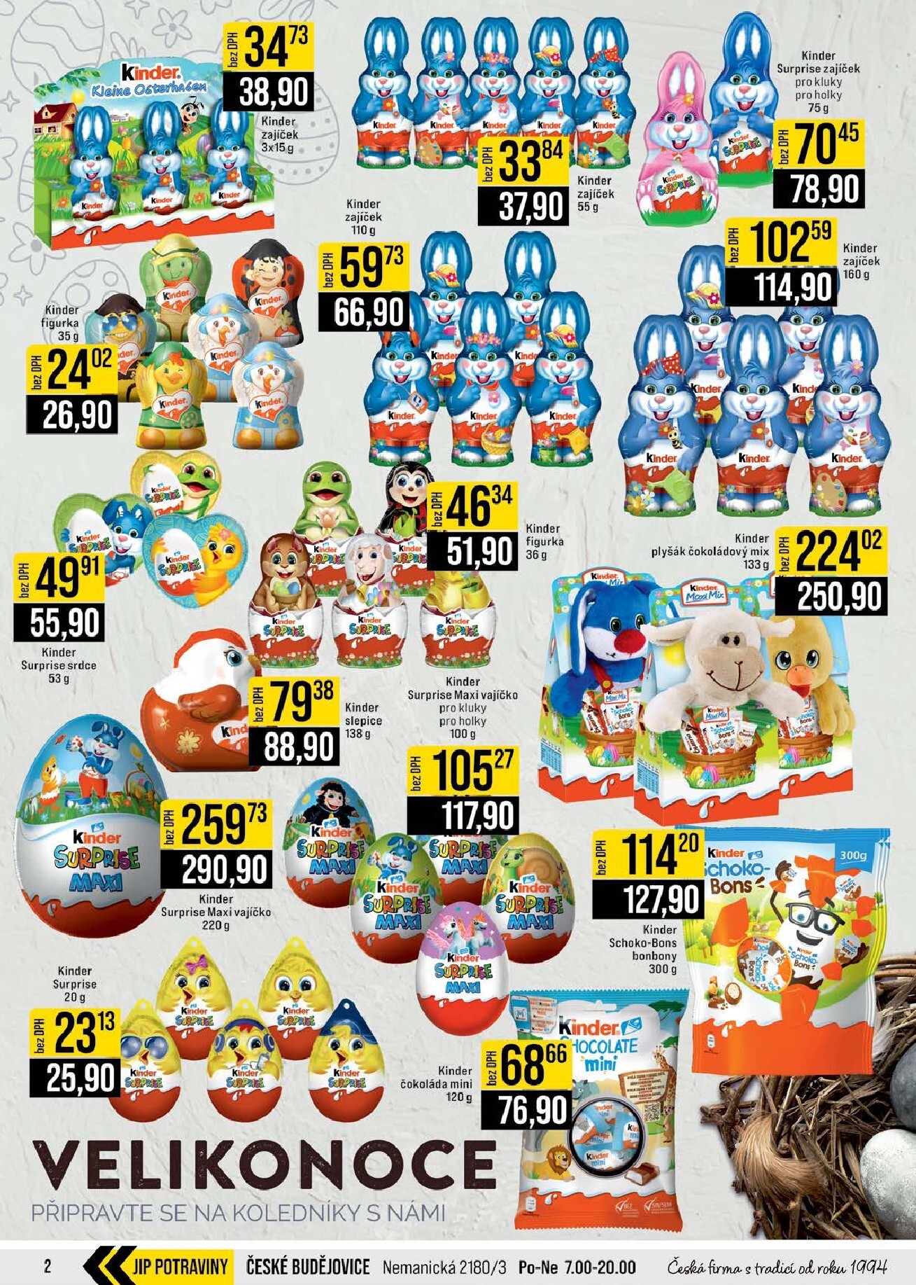 jip - JIP - Brno, Ostrava - Hrabová, Praha - Bořanovice, Jilemnice, Karlovy Vary, Olomouc, Pardubice, Zlín, Polička leták platný od středy 25.02.2026 do úterý 03.03.2026 - page: 2