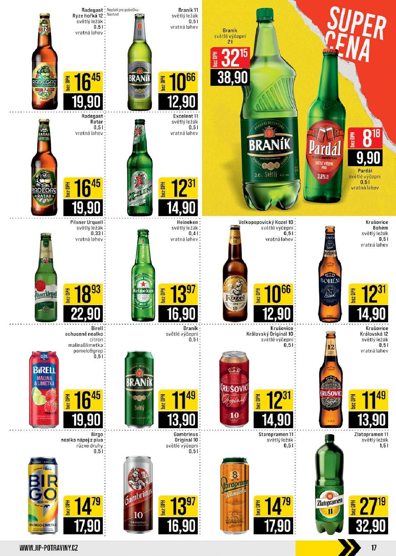 jip - JIP - České Budějovice, Most, Svoboda nad Úpou, Náchod, Sušice leták platný od středy 25.02.2026 do úterý 03.03.2026 - page: 17