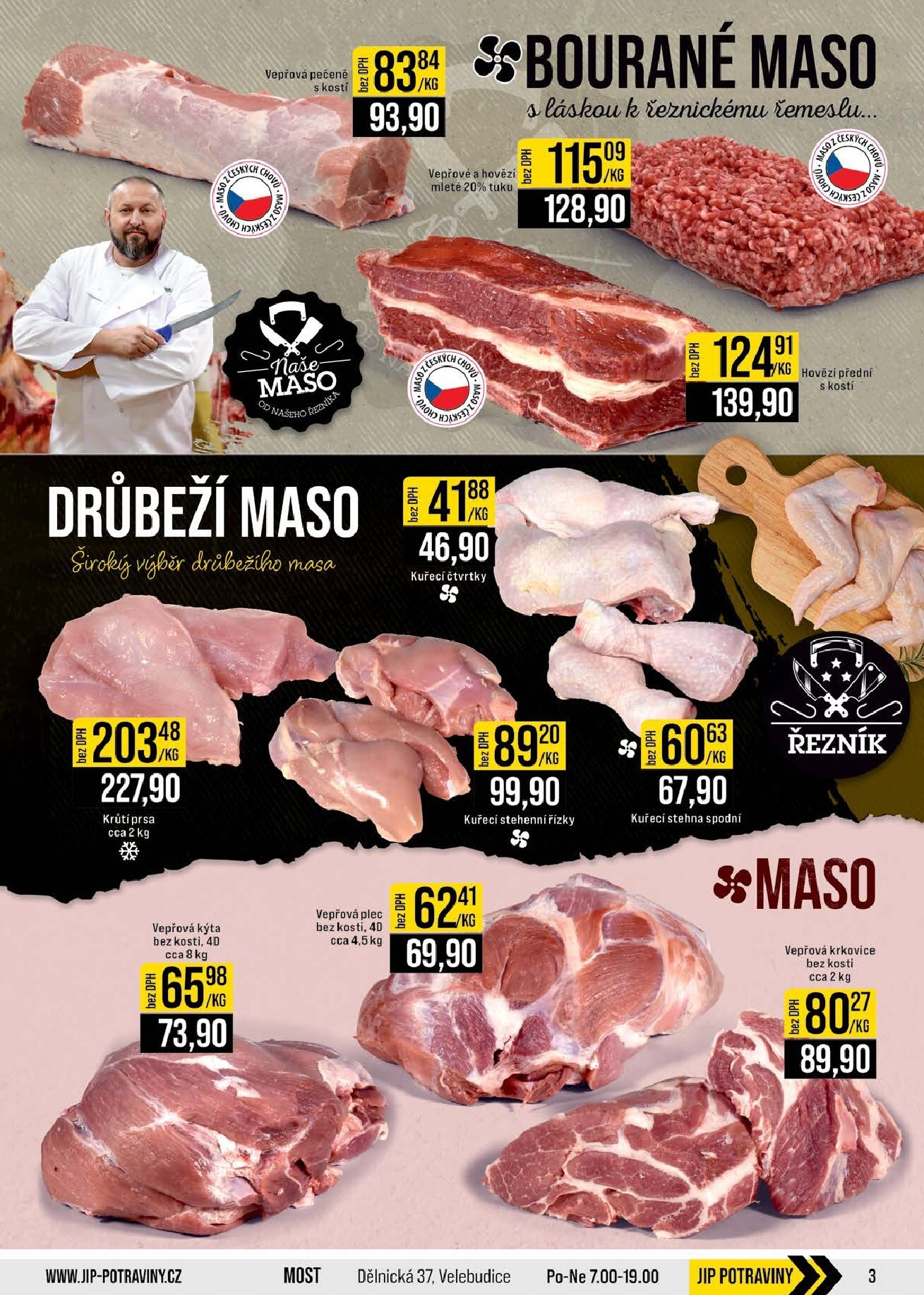 jip - JIP - Brno, Ostrava - Hrabová, Praha - Bořanovice, Jilemnice, Karlovy Vary, Olomouc, Pardubice, Zlín, Polička leták platný od středy 04.03.2026 do úterý 10.03.2026 - page: 3