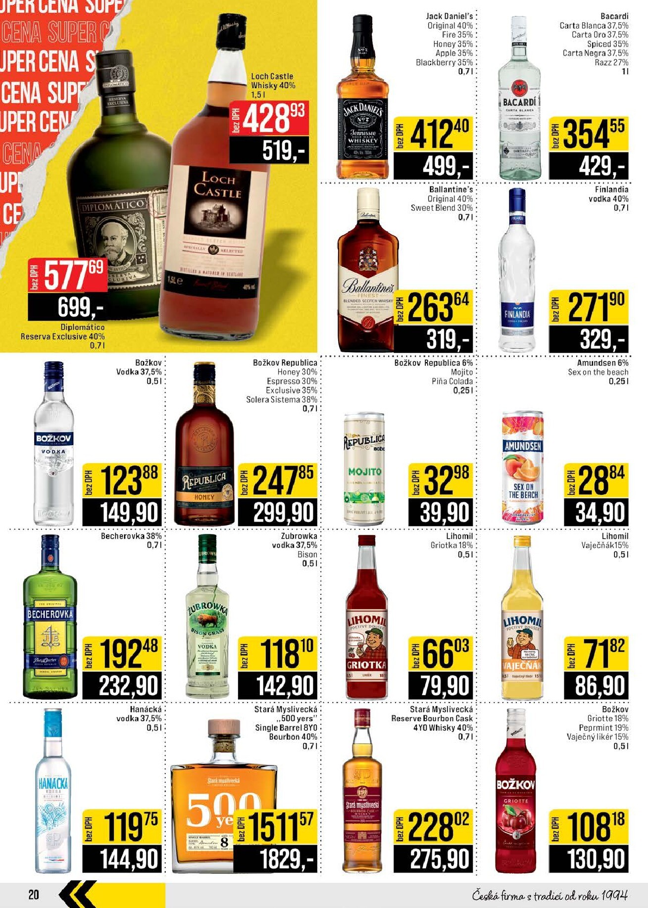 jip - JIP - Brno, Ostrava - Hrabová, Praha - Bořanovice, Jilemnice, Karlovy Vary, Olomouc, Pardubice, Zlín, Polička leták platný od středy 04.03.2026 do úterý 10.03.2026 - page: 20