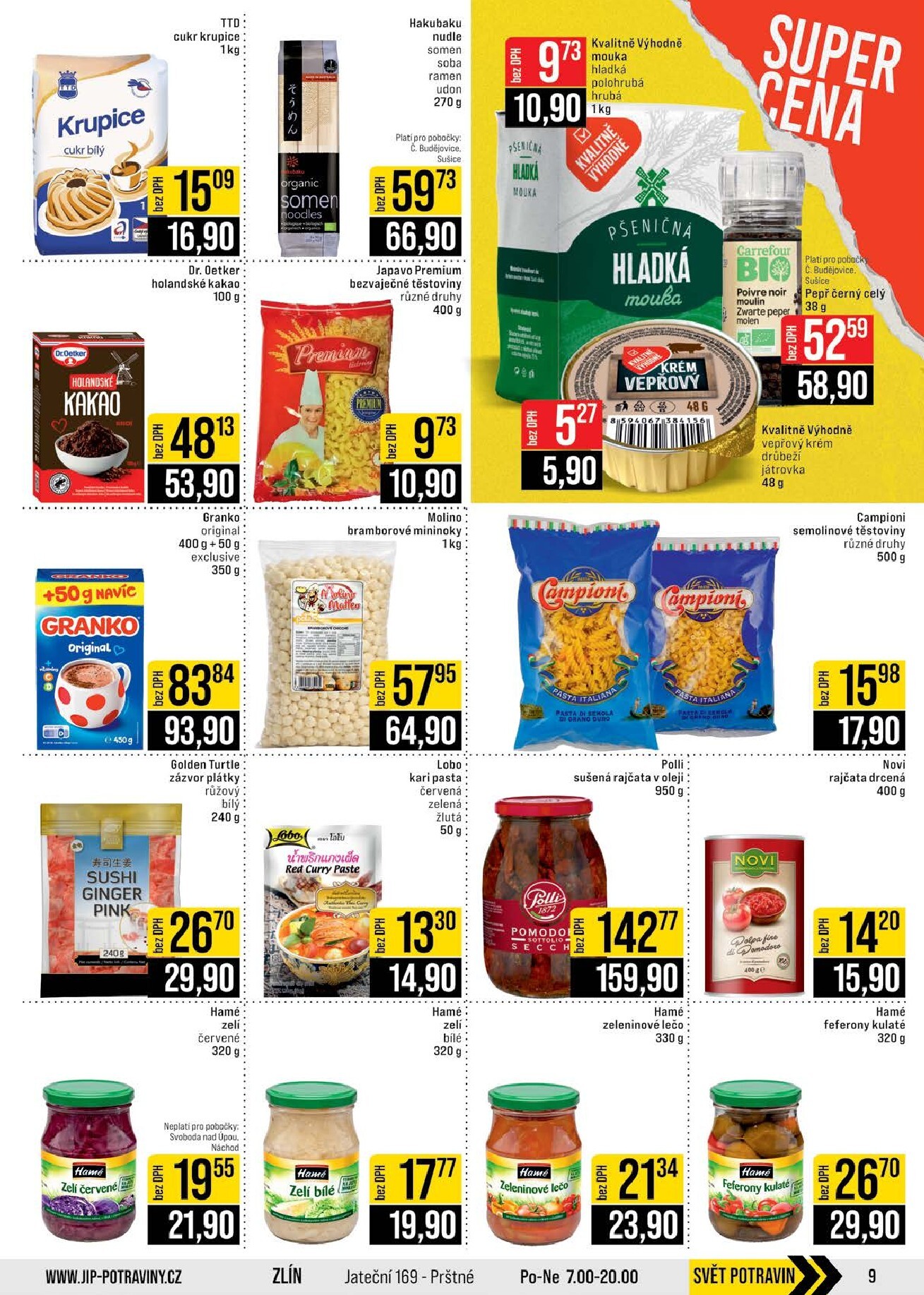jip - JIP - České Budějovice, Most, Svoboda nad Úpou, Náchod, Sušice leták platný od středy 04.03.2026 do úterý 10.03.2026 - page: 9
