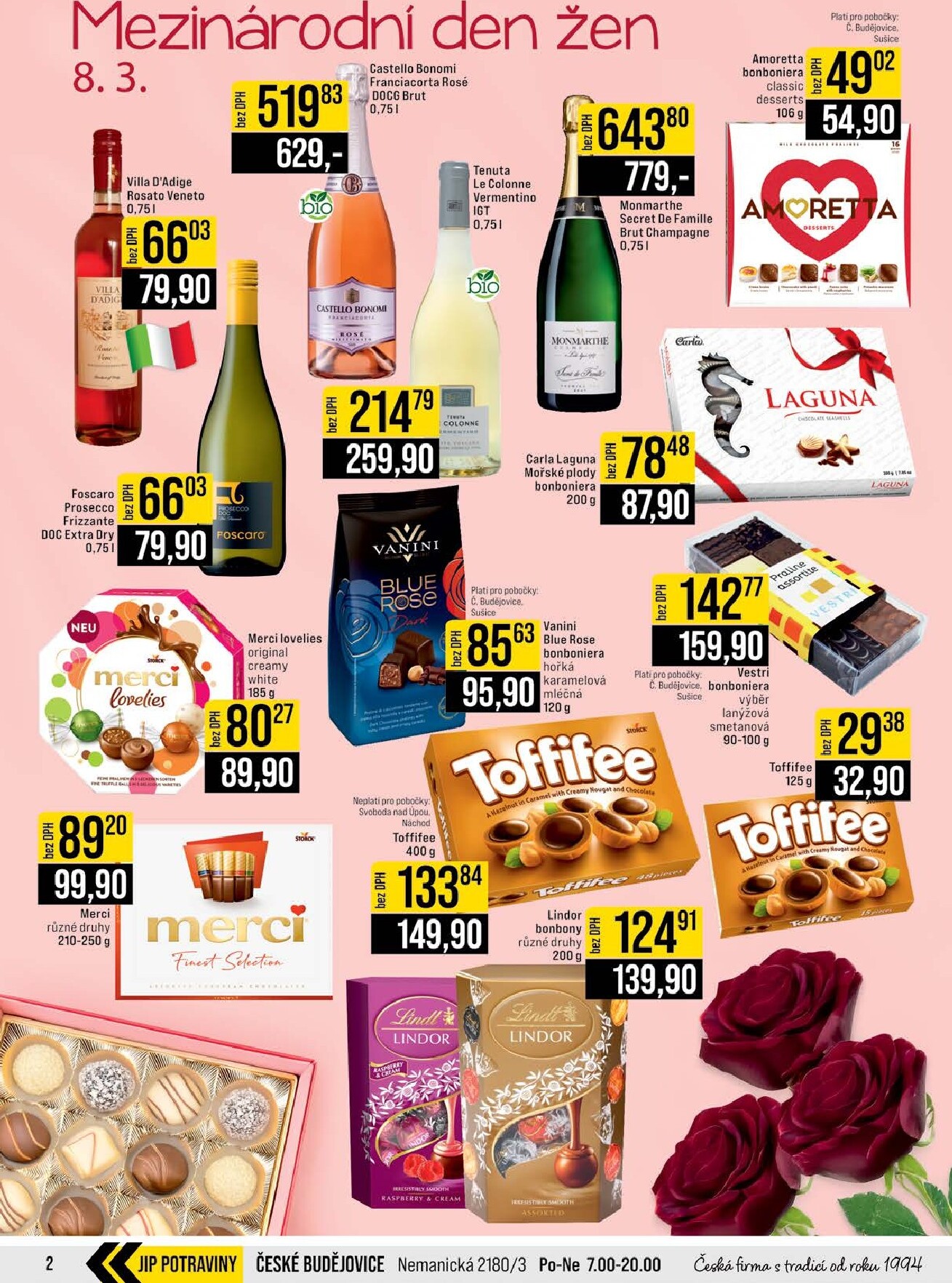 jip - JIP - České Budějovice, Most, Svoboda nad Úpou, Náchod, Sušice leták platný od středy 04.03.2026 do úterý 10.03.2026 - page: 2