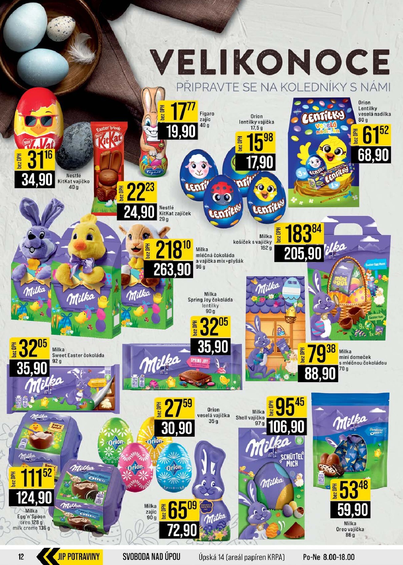 jip - JIP - Brno, Ostrava - Hrabová, Praha - Bořanovice, Jilemnice, Karlovy Vary, Olomouc, Pardubice, Zlín, Polička leták platný od středy 11.03.2026 do úterý 17.03.2026 - page: 12