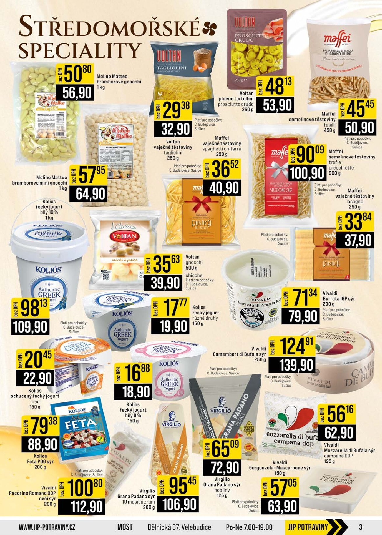 jip - JIP - České Budějovice, Most, Svoboda nad Úpou, Náchod, Sušice leták platný od středy 18.03.2026 do úterý 24.03.2026 - page: 3