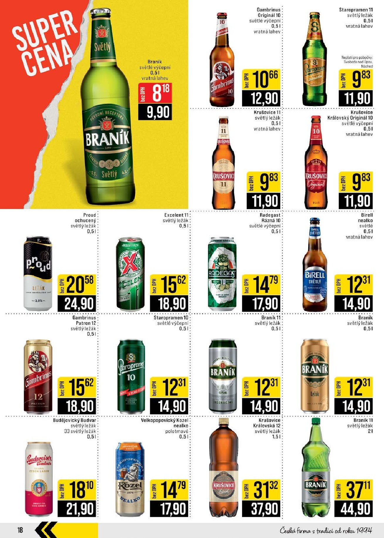 jip - JIP - České Budějovice, Most, Svoboda nad Úpou, Náchod, Sušice leták platný od středy 18.03.2026 do úterý 24.03.2026 - page: 18