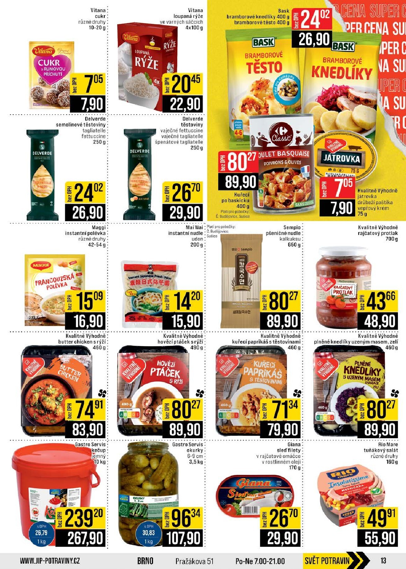jip - JIP - České Budějovice, Most, Svoboda nad Úpou, Náchod, Sušice leták platný od středy 18.03.2026 do úterý 24.03.2026 - page: 13