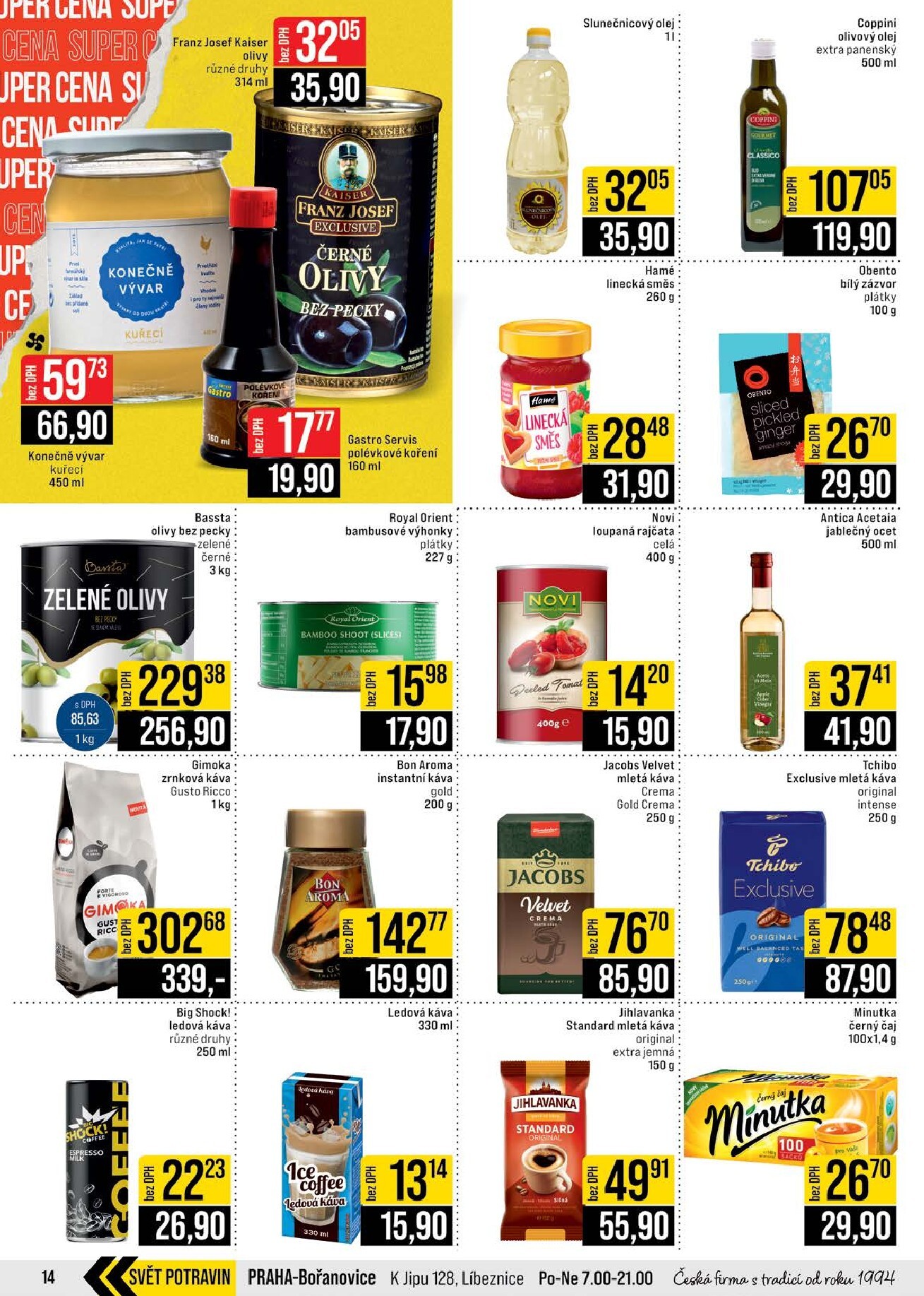 jip - JIP - Brno, Ostrava - Hrabová, Praha - Bořanovice, Jilemnice, Karlovy Vary, Olomouc, Pardubice, Zlín, Polička leták platný od středy 18.03.2026 do úterý 24.03.2026 - page: 14