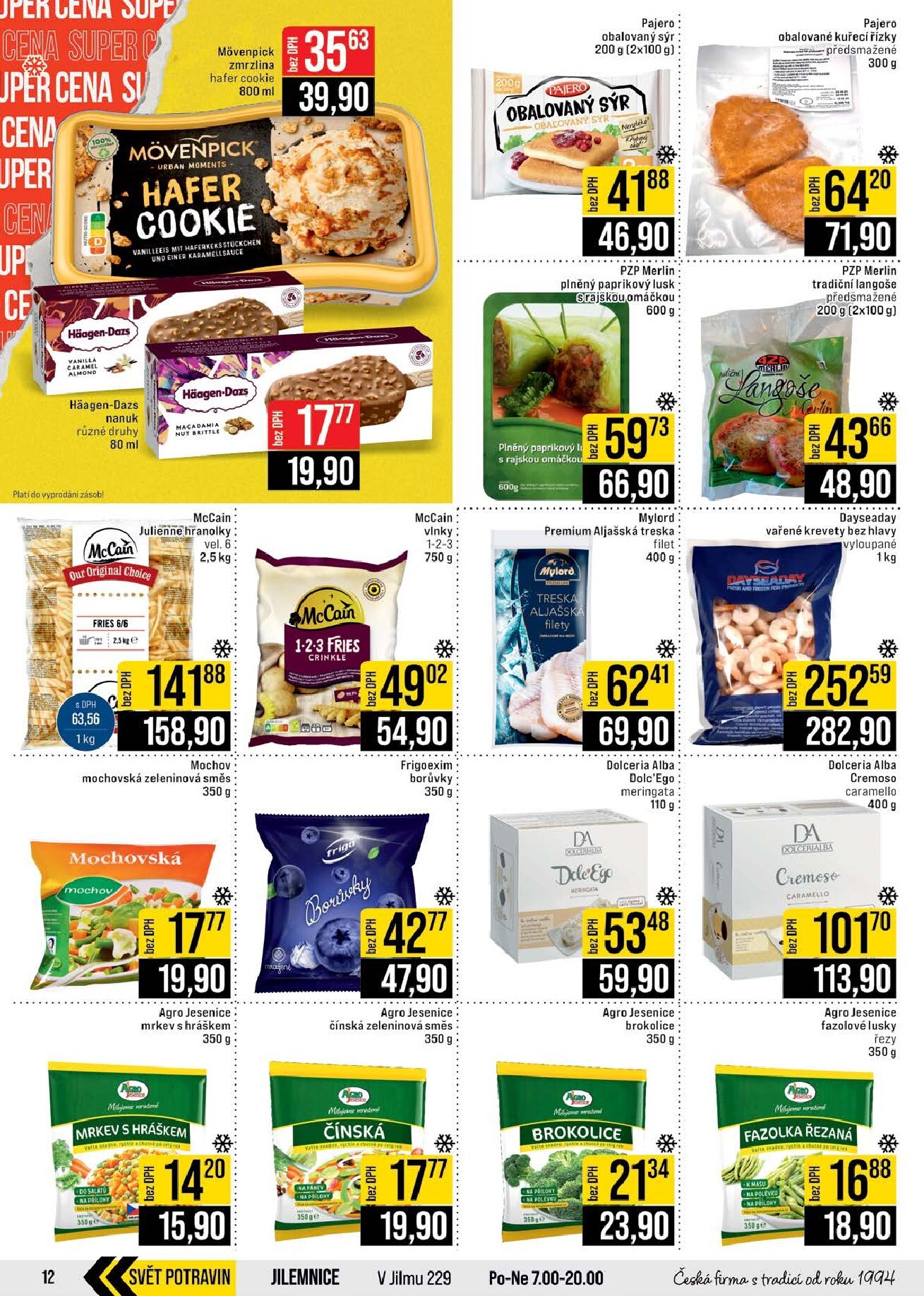 jip - JIP - Brno, Ostrava - Hrabová, Praha - Bořanovice, Jilemnice, Karlovy Vary, Olomouc, Pardubice, Zlín, Polička leták platný od středy 18.03.2026 do úterý 24.03.2026 - page: 12