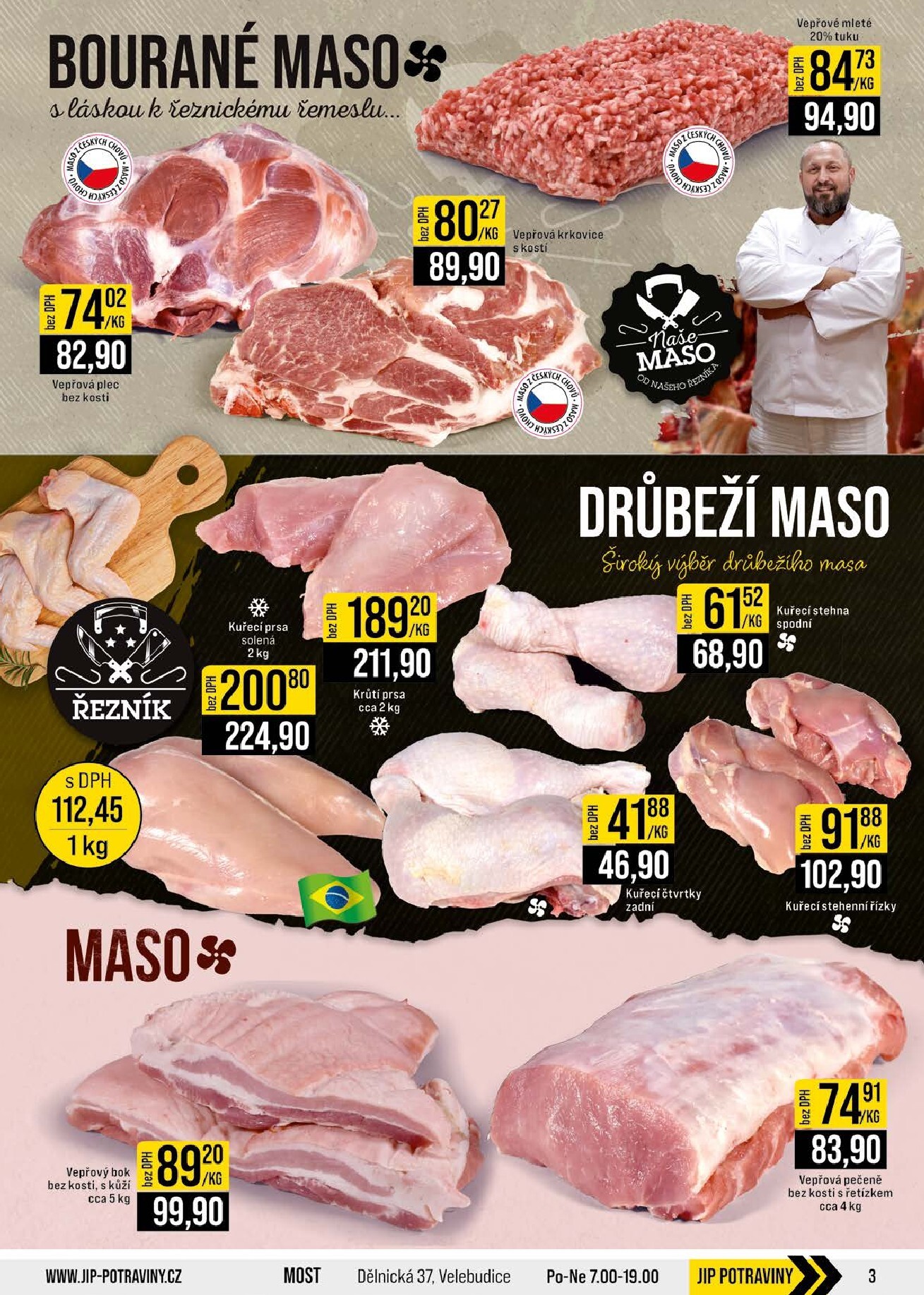 jip - JIP - Praha, Brno, Jilemnice, Karlovy Vary, Olomouc, Ostrava, Pardubice, Polička, Zlín leták platný od středy 25.03.2026 do úterý 31.03.2026 - page: 3