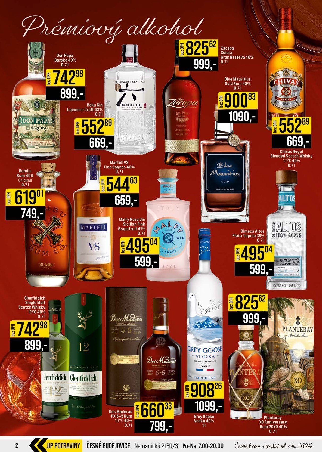 jip - JIP - Praha, Brno, Jilemnice, Karlovy Vary, Olomouc, Ostrava, Pardubice, Polička, Zlín leták platný od středy 25.03.2026 do úterý 31.03.2026 - page: 2