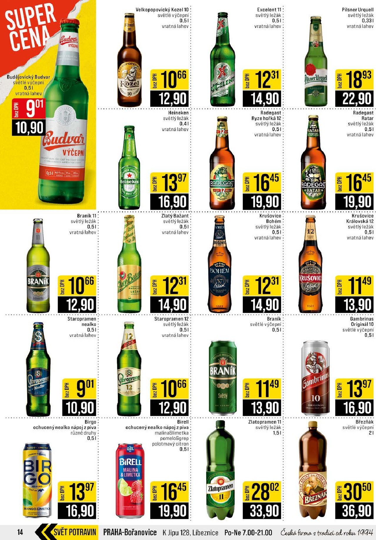 jip - JIP - Praha, Brno, Jilemnice, Karlovy Vary, Olomouc, Ostrava, Pardubice, Polička, Zlín leták platný od středy 25.03.2026 do úterý 31.03.2026 - page: 14