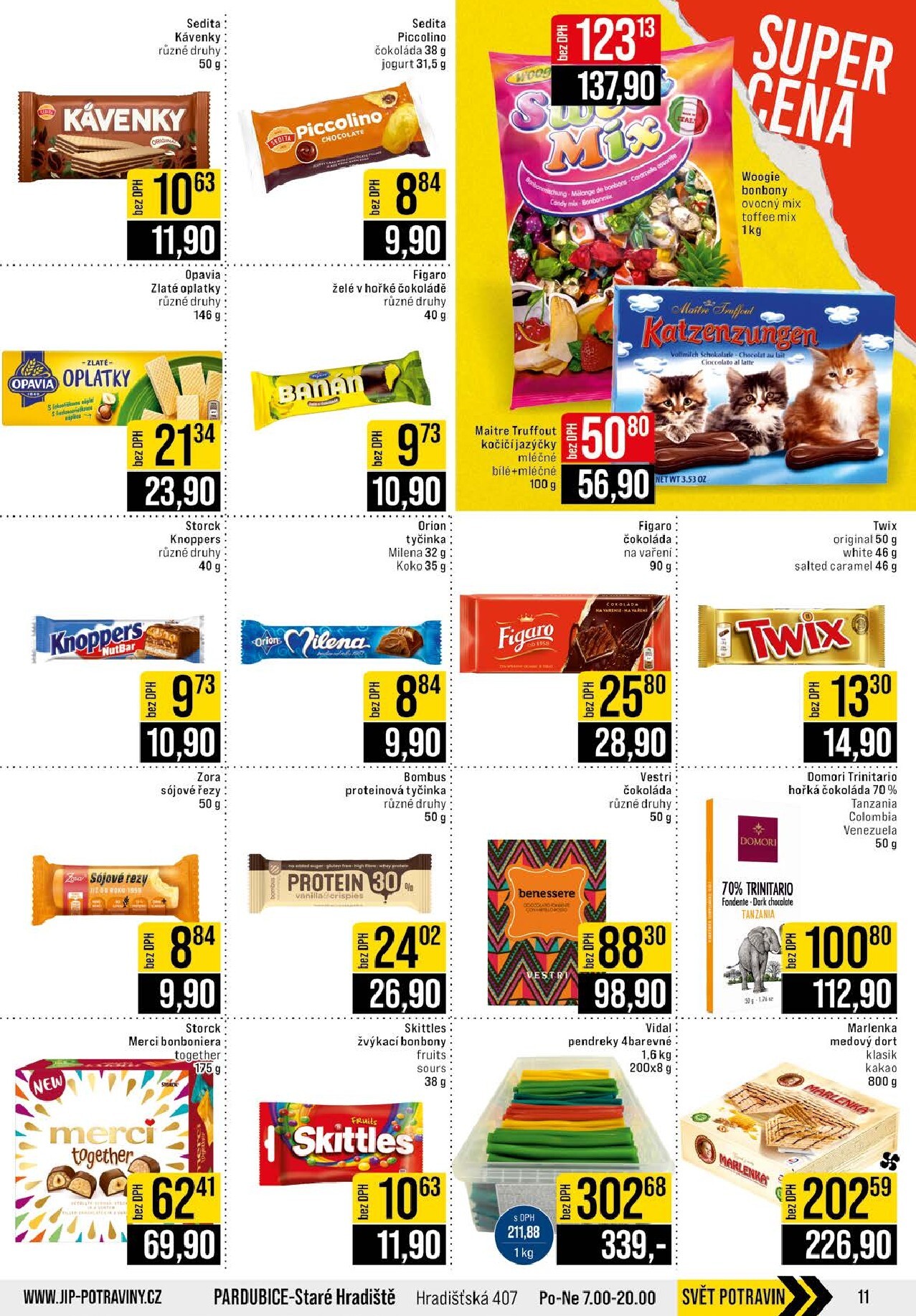 jip - JIP - Praha, Brno, Jilemnice, Karlovy Vary, Olomouc, Ostrava, Pardubice, Polička, Zlín leták platný od středy 25.03.2026 do úterý 31.03.2026 - page: 11