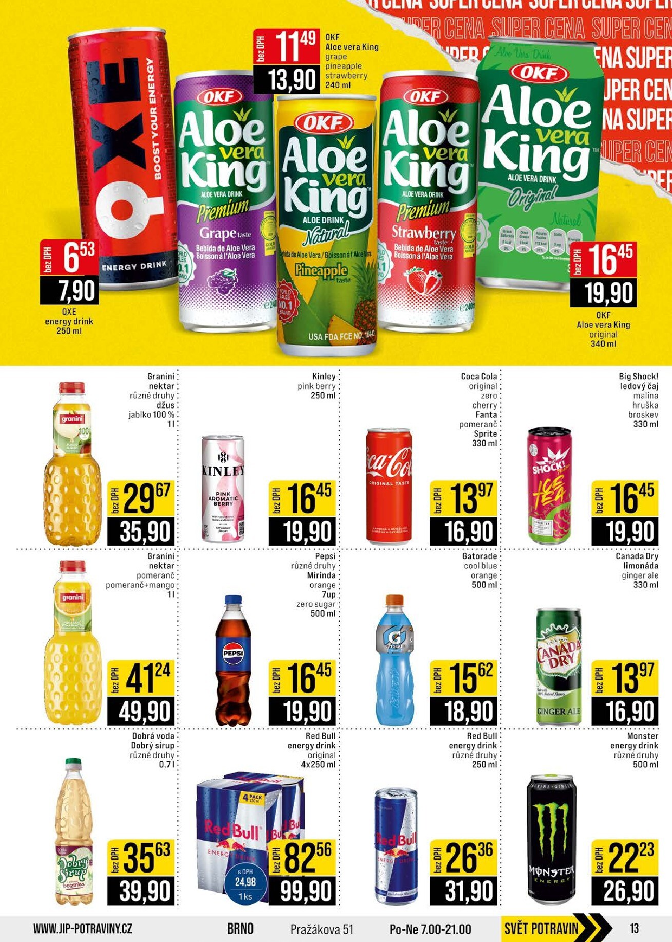 jip - JIP - Praha, Brno, Jilemnice, Karlovy Vary, Olomouc, Ostrava, Pardubice, Polička, Zlín leták platný od středy 25.03.2026 do úterý 31.03.2026 - page: 13
