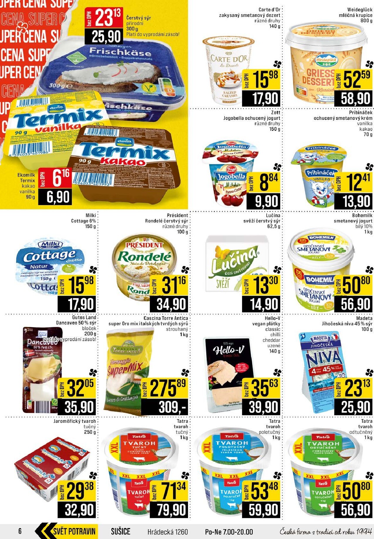 jip - JIP - Praha, Brno, Jilemnice, Karlovy Vary, Olomouc, Ostrava, Pardubice, Polička, Zlín leták platný od středy 25.03.2026 do úterý 31.03.2026 - page: 6