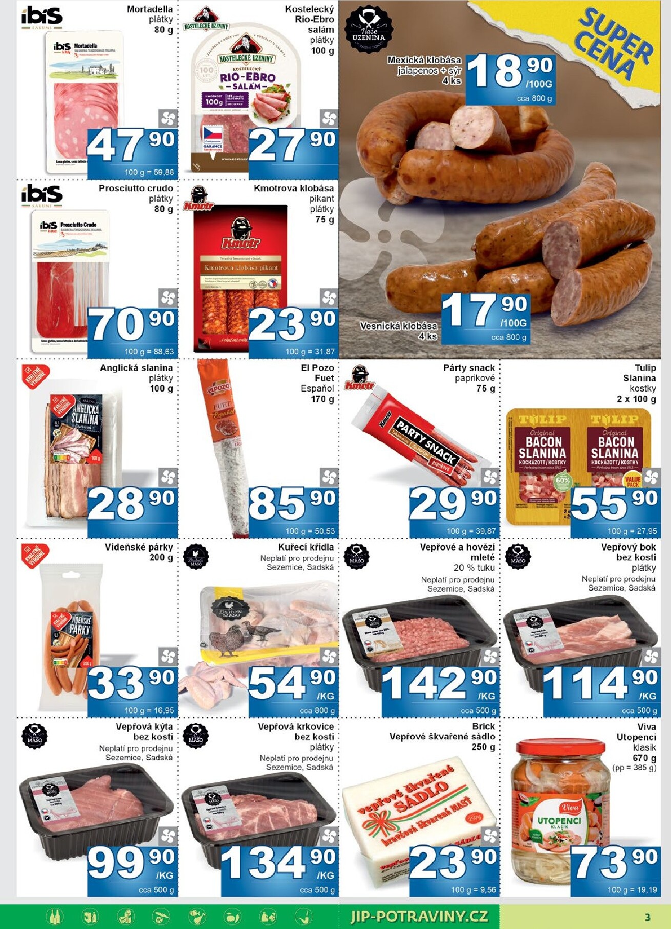 jip - JIP - Maloobchod leták platný od středy 25.03.2026 do neděle 05.04.2026 - page: 3