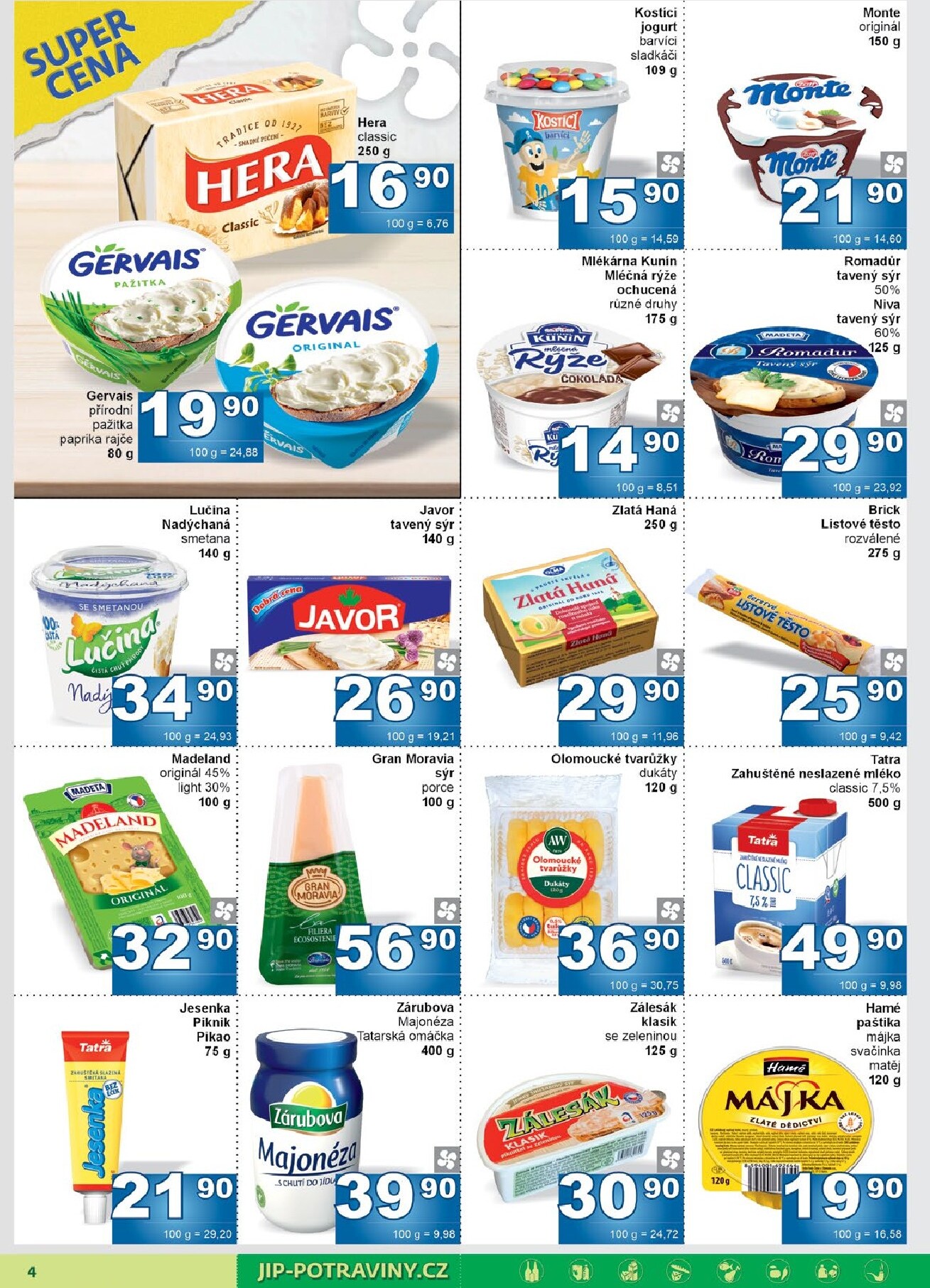 jip - JIP - Maloobchod leták platný od středy 25.03.2026 do neděle 05.04.2026 - page: 4