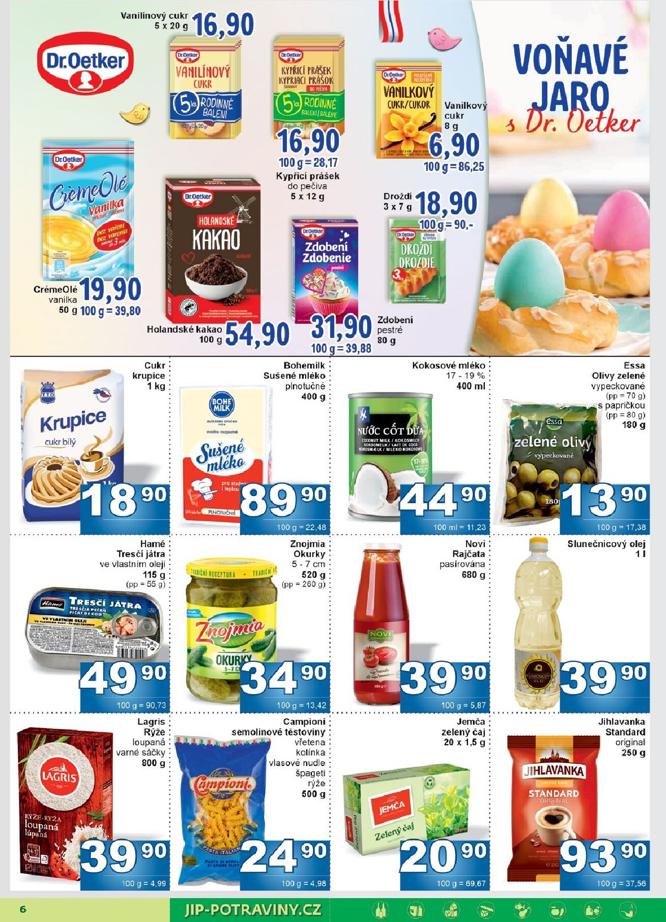 jip - JIP - Maloobchod leták platný od středy 25.03.2026 do neděle 05.04.2026 - page: 6