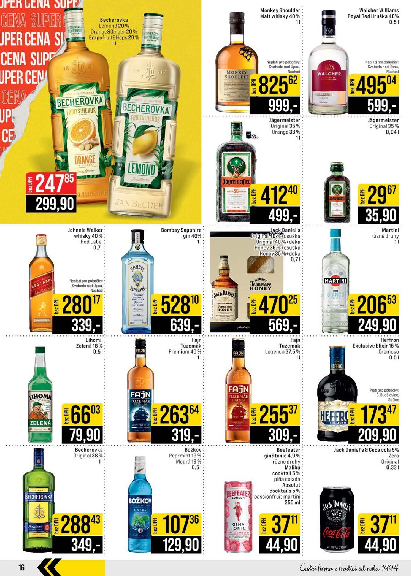 jip - JIP - České Budějovice, Most, Svoboda nad Úpou, Náchod, Sušice leták platný od středy 25.03.2026 do úterý 31.03.2026 - page: 16