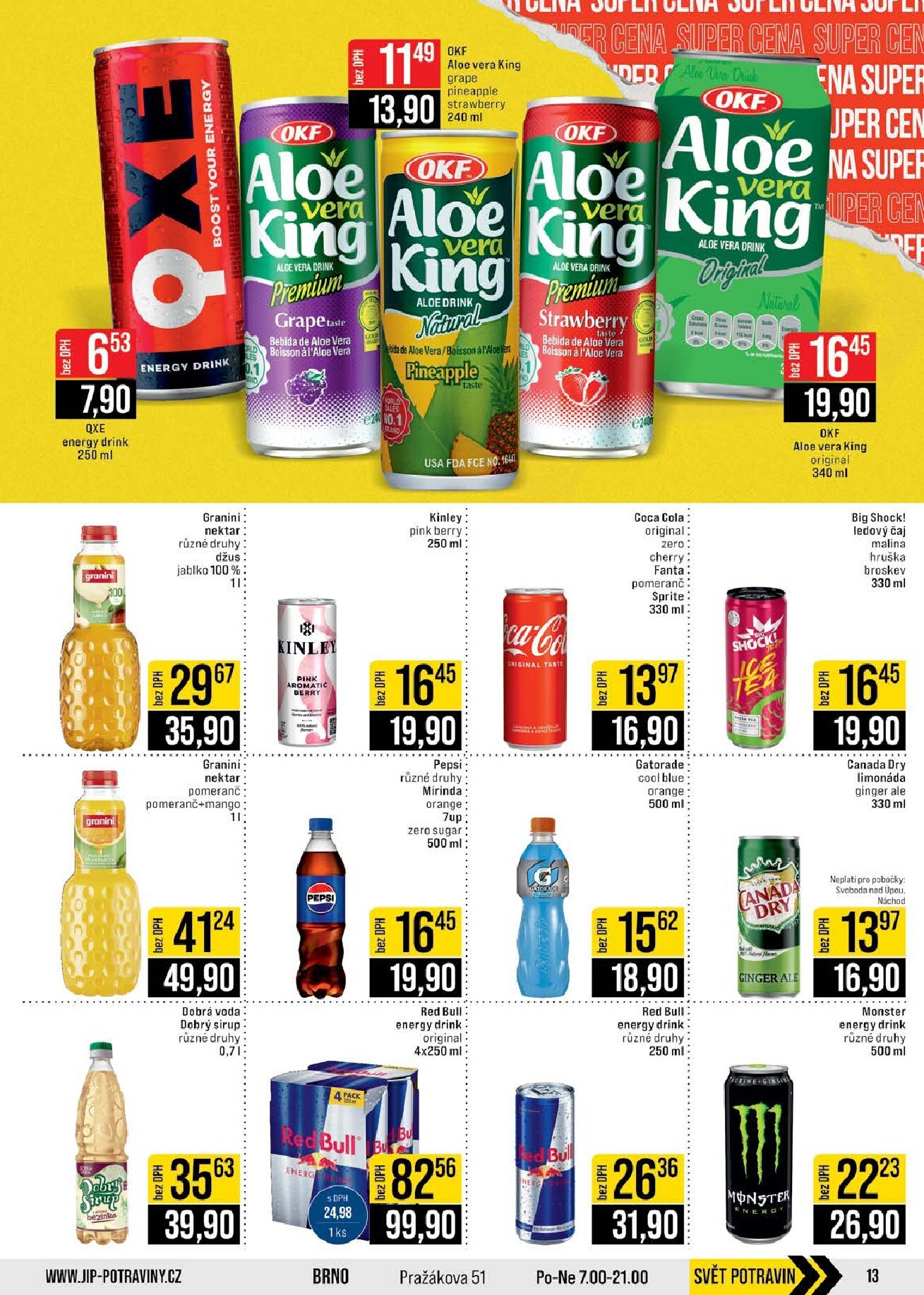 jip - JIP - České Budějovice, Most, Svoboda nad Úpou, Náchod, Sušice leták platný od středy 25.03.2026 do úterý 31.03.2026 - page: 13