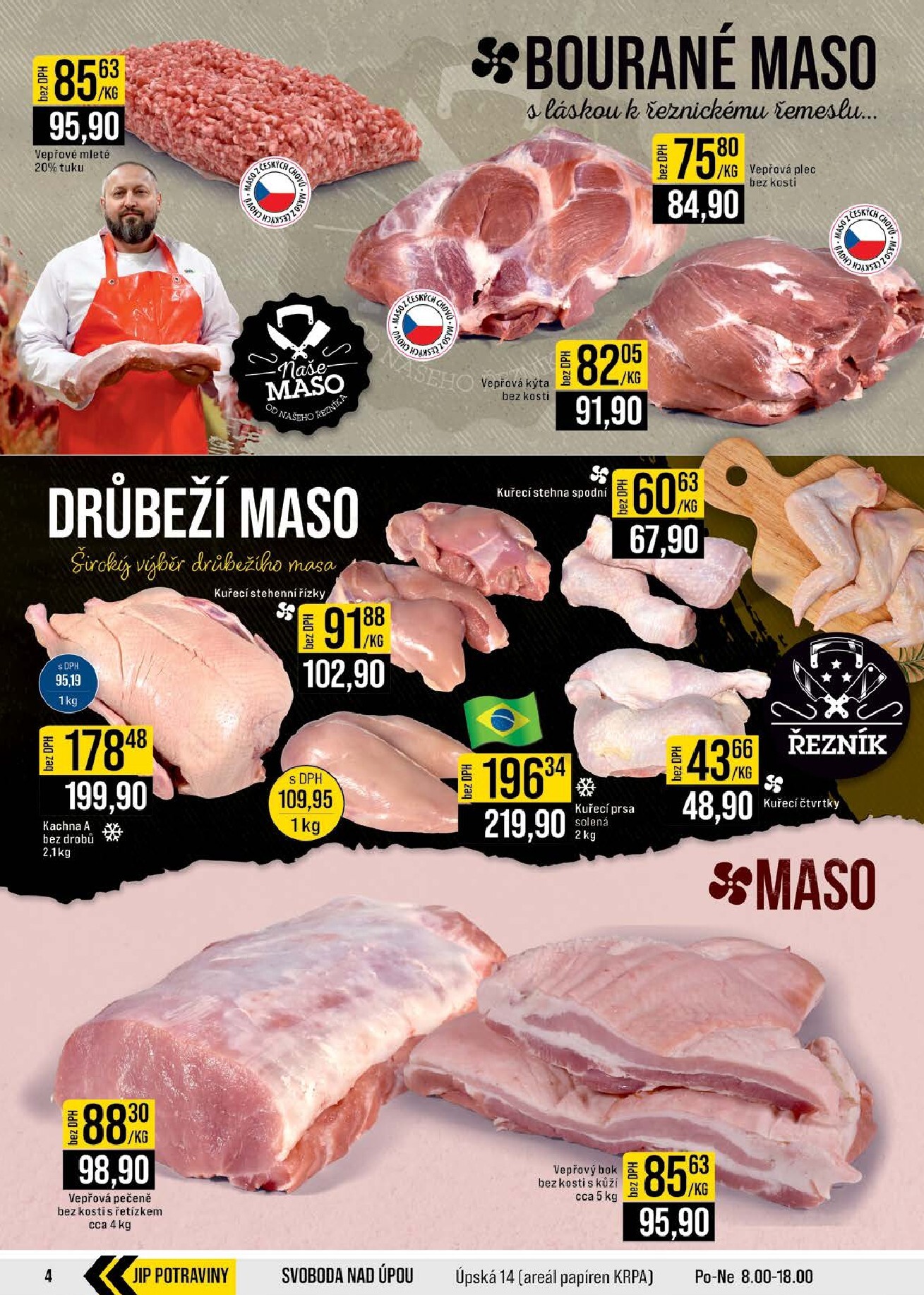 jip - JIP - Brno, Ostrava - Hrabová, Praha - Bořanovice, Jilemnice, Karlovy Vary, Olomouc, Pardubice, Zlín, Polička leták platný od středy 08.04.2026 do úterý 14.04.2026 - page: 4