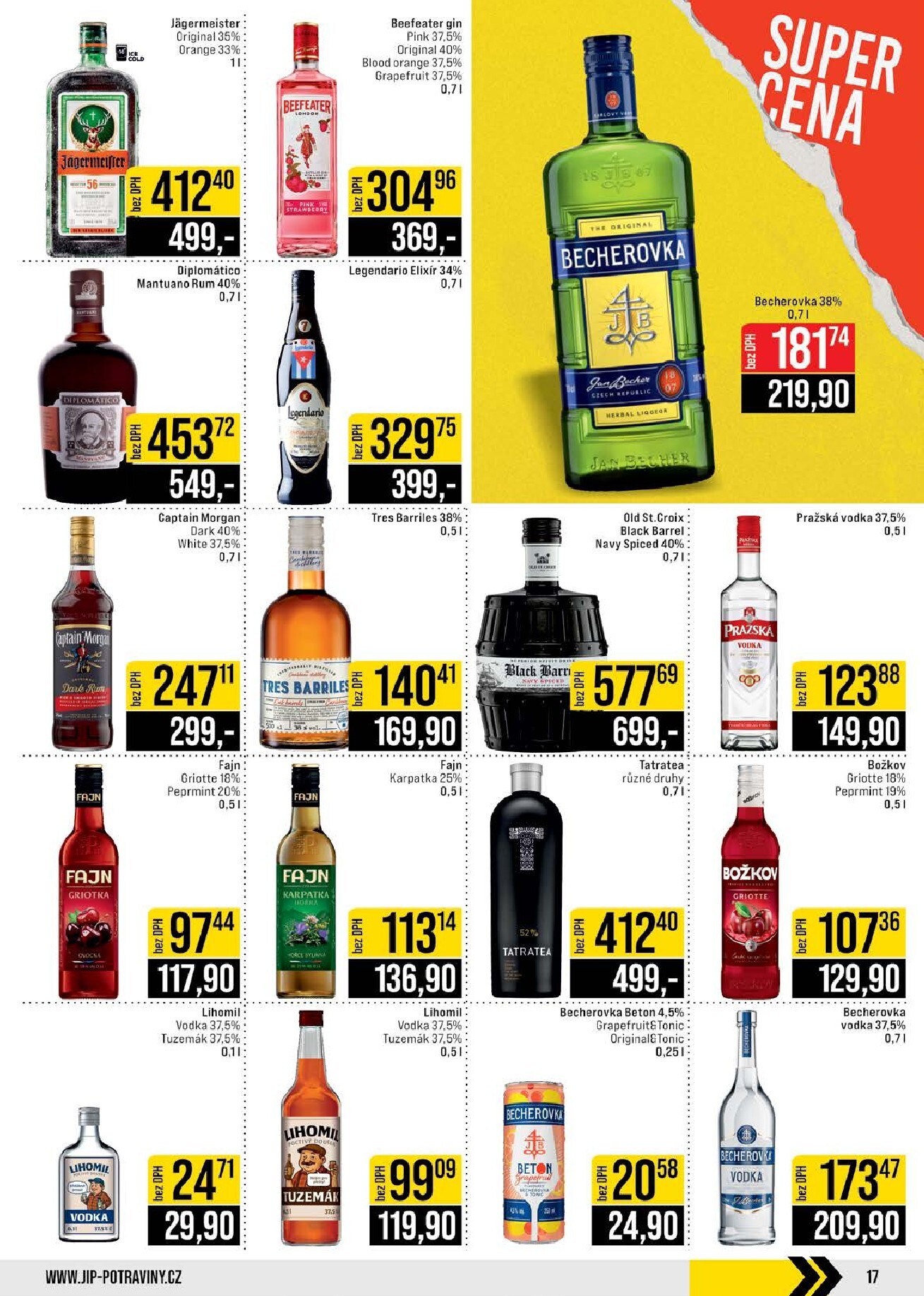 jip - JIP - Brno, Ostrava - Hrabová, Praha - Bořanovice, Jilemnice, Karlovy Vary, Olomouc, Pardubice, Zlín, Polička leták platný od středy 08.04.2026 do úterý 14.04.2026 - page: 17