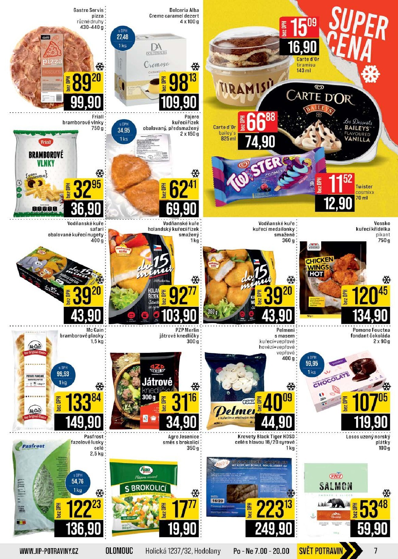 jip - JIP - Brno, Ostrava - Hrabová, Praha - Bořanovice, Jilemnice, Karlovy Vary, Olomouc, Pardubice, Zlín, Polička leták platný od středy 08.04.2026 do úterý 14.04.2026 - page: 7
