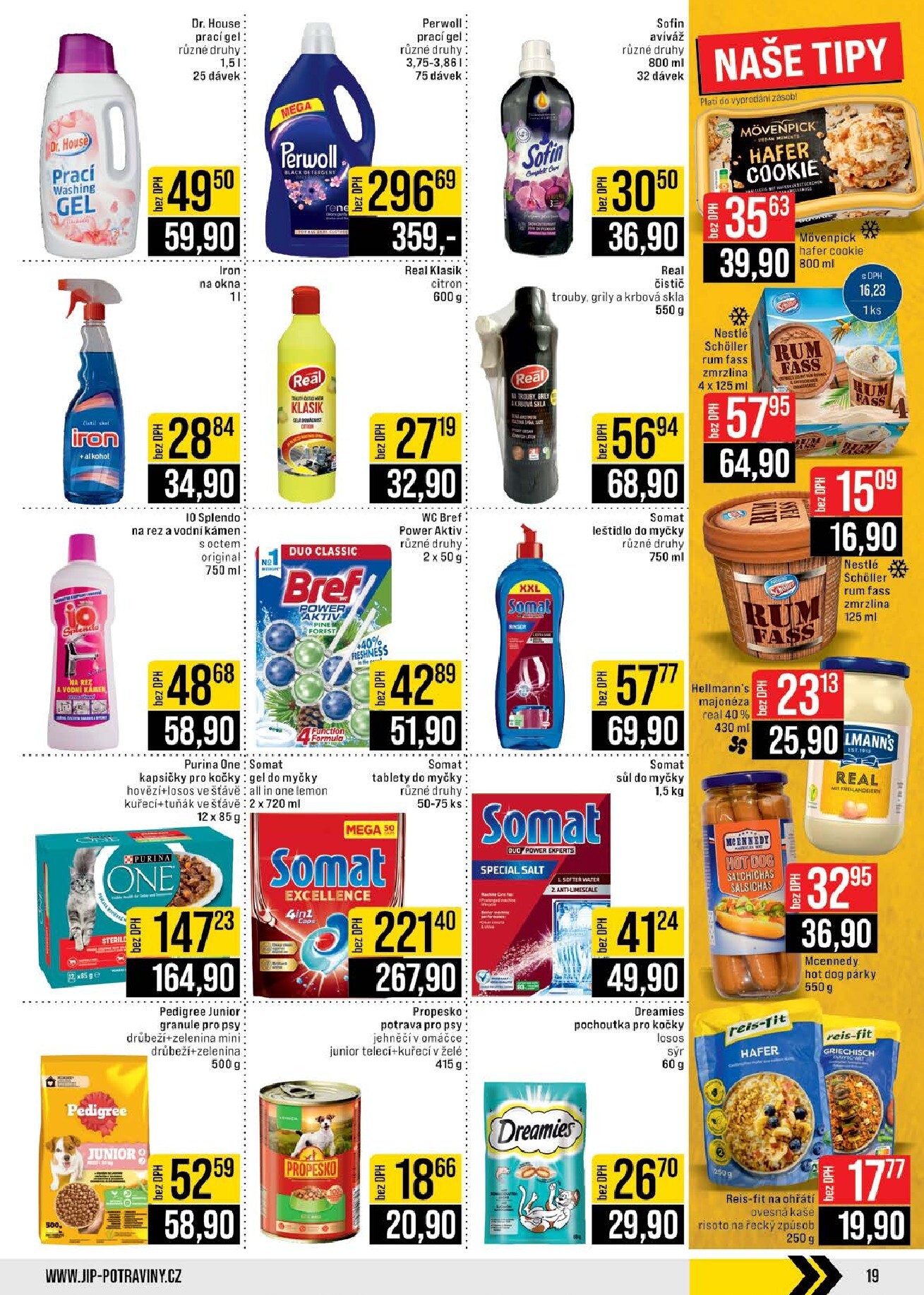 jip - JIP - Brno, Ostrava - Hrabová, Praha - Bořanovice, Jilemnice, Karlovy Vary, Olomouc, Pardubice, Zlín, Polička leták platný od středy 08.04.2026 do úterý 14.04.2026 - page: 19