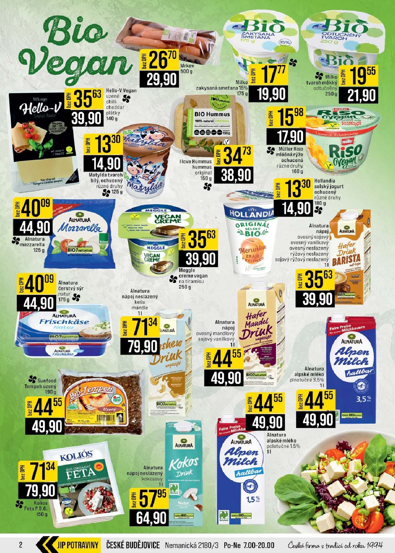 jip - JIP - Brno, Ostrava - Hrabová, Praha - Bořanovice, Jilemnice, Karlovy Vary, Olomouc, Pardubice, Zlín, Polička leták platný od středy 08.04.2026 do úterý 14.04.2026 - page: 2