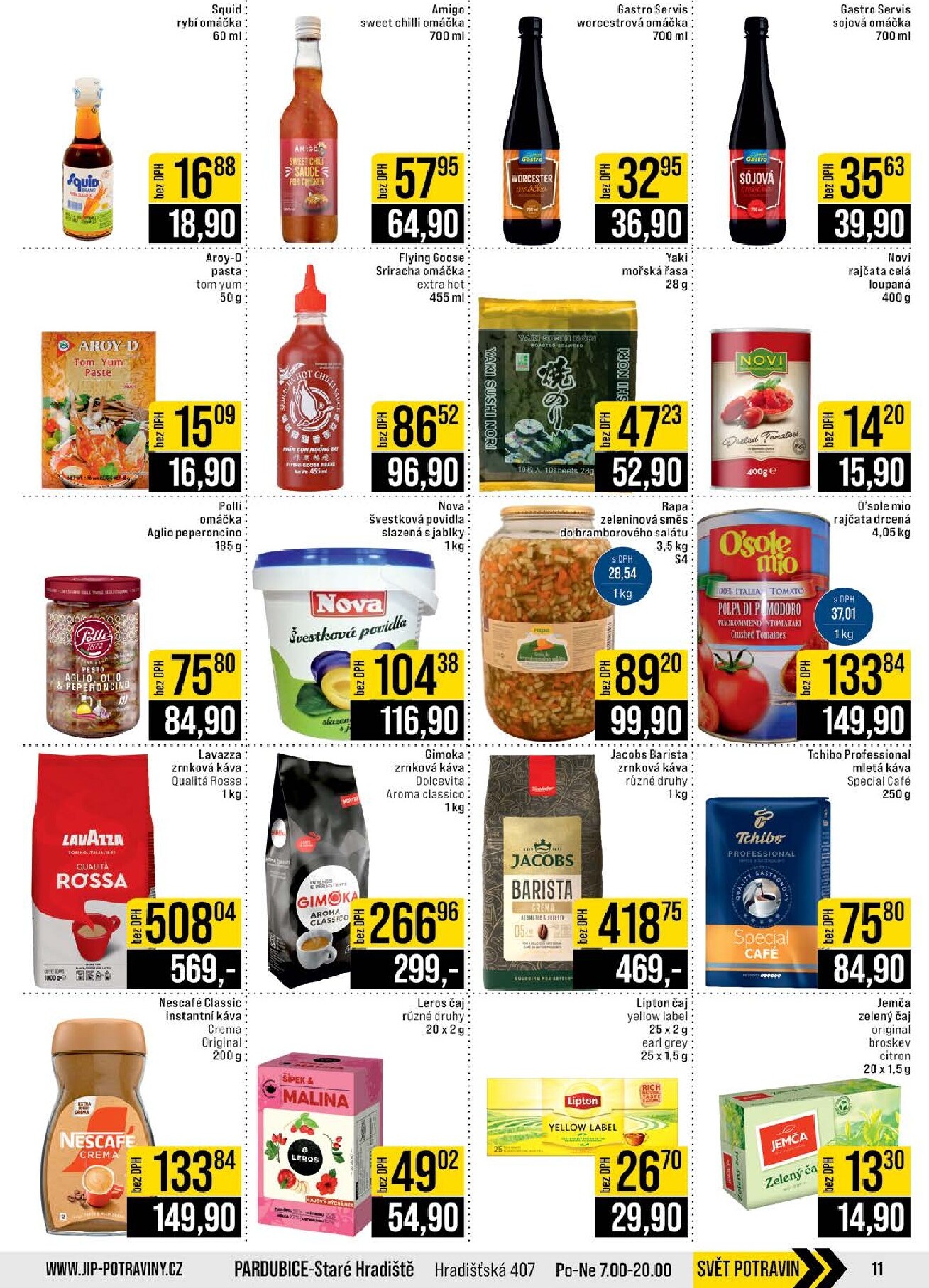jip - JIP - Brno, Ostrava - Hrabová, Praha - Bořanovice, Jilemnice, Karlovy Vary, Olomouc, Pardubice, Zlín, Polička leták platný od středy 08.04.2026 do úterý 14.04.2026 - page: 11