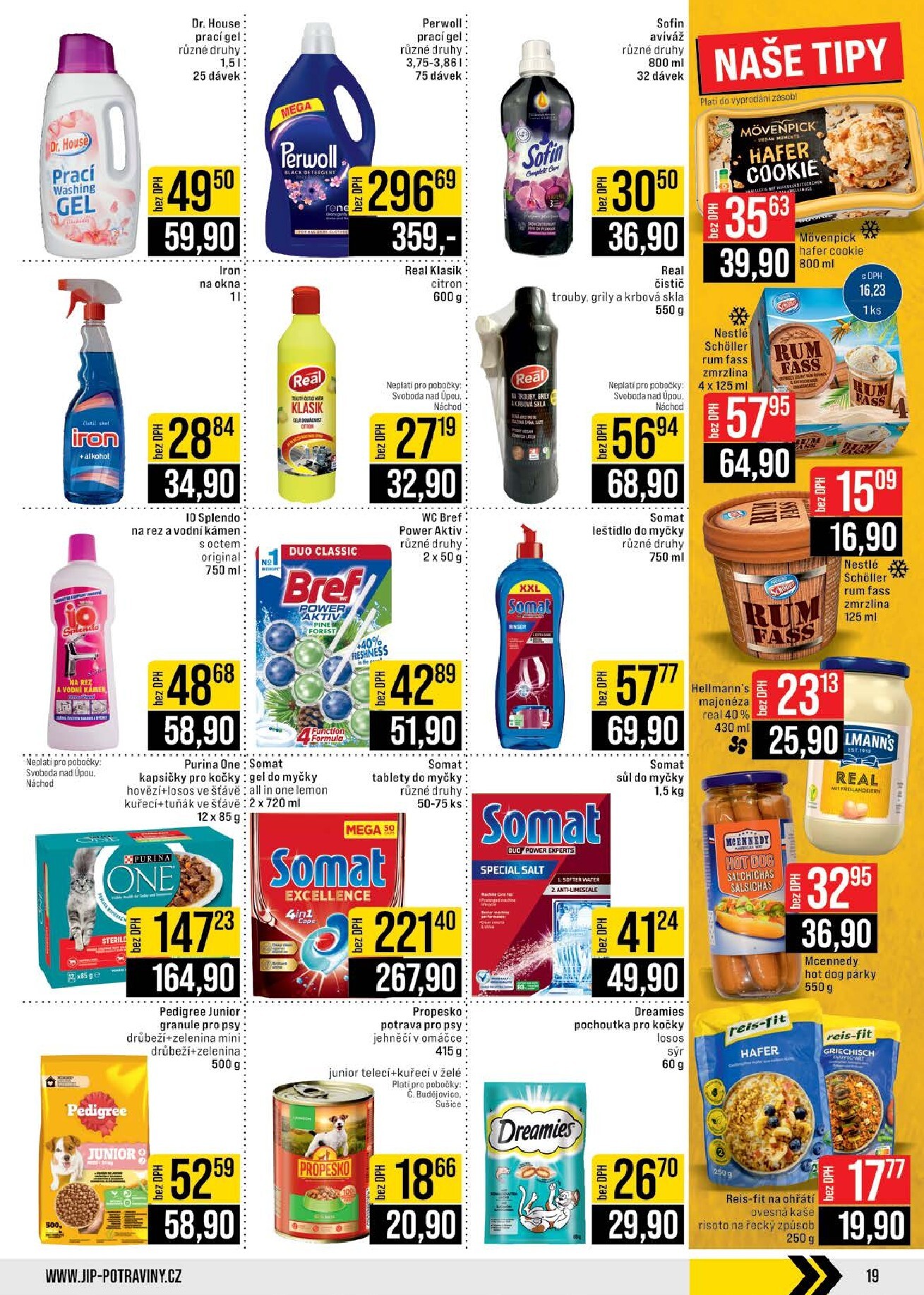 jip - JIP - České Budějovice, Most, Svoboda nad Úpou, Náchod, Sušice leták platný od středy 08.04.2026 do úterý 14.04.2026 - page: 19