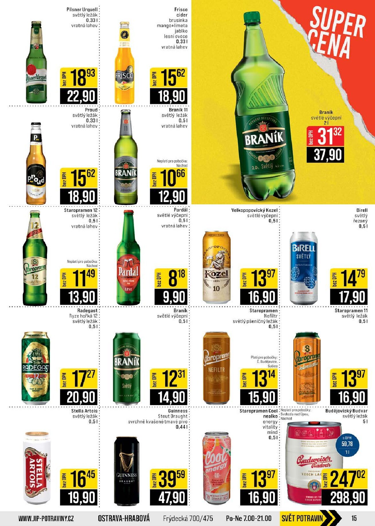 jip - JIP - České Budějovice, Most, Svoboda nad Úpou, Náchod, Sušice leták platný od středy 08.04.2026 do úterý 14.04.2026 - page: 15