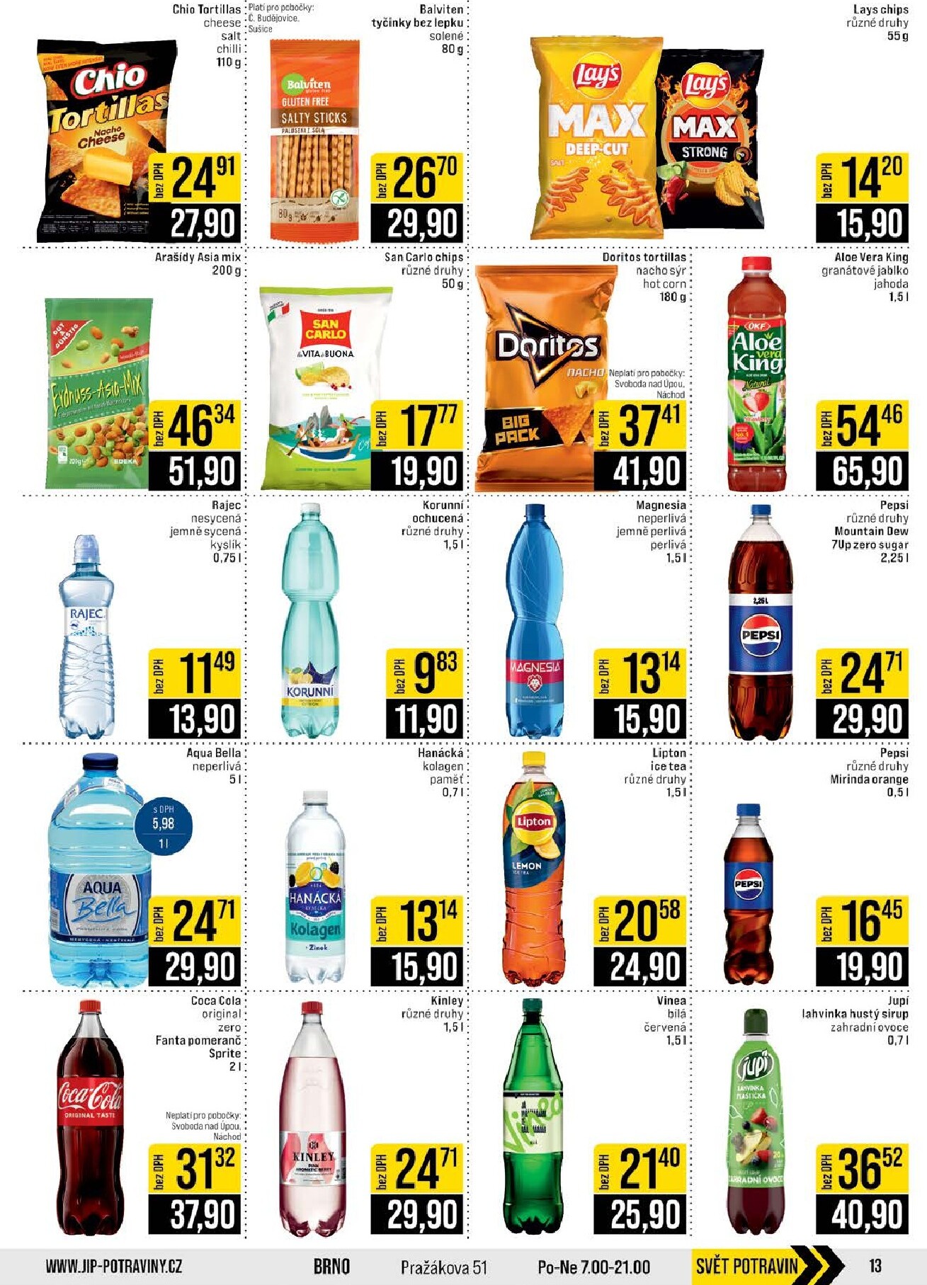 jip - JIP - České Budějovice, Most, Svoboda nad Úpou, Náchod, Sušice leták platný od středy 08.04.2026 do úterý 14.04.2026 - page: 13