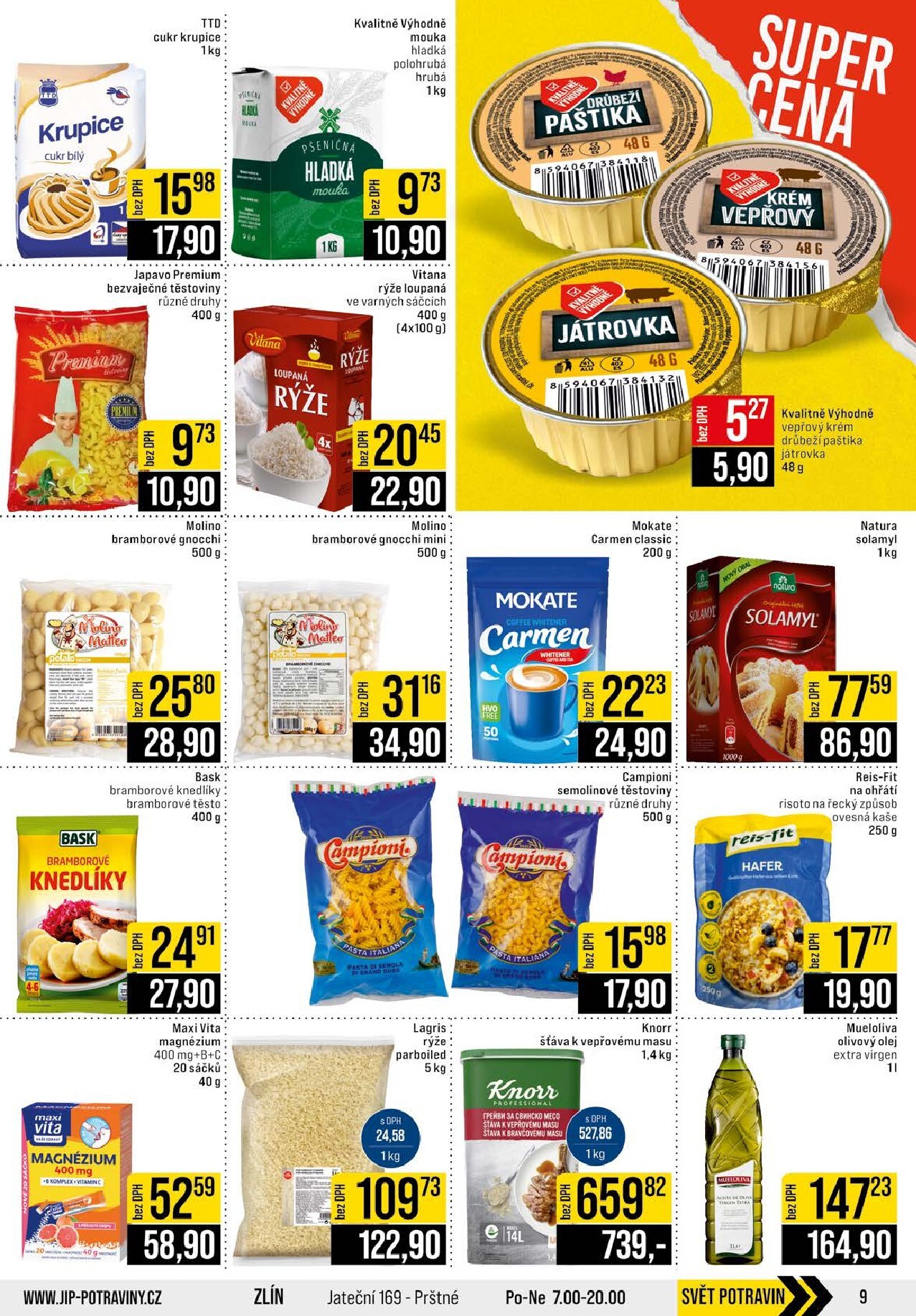 jip - Budoucí JIP - Brno, Ostrava - Hrabová, Praha - Bořanovice, Jilemnice, Karlovy Vary, Olomouc, Pardubice, Zlín, Polička leták platný od středy 15.04.2026 do úterý 21.04.2026 - page: 9