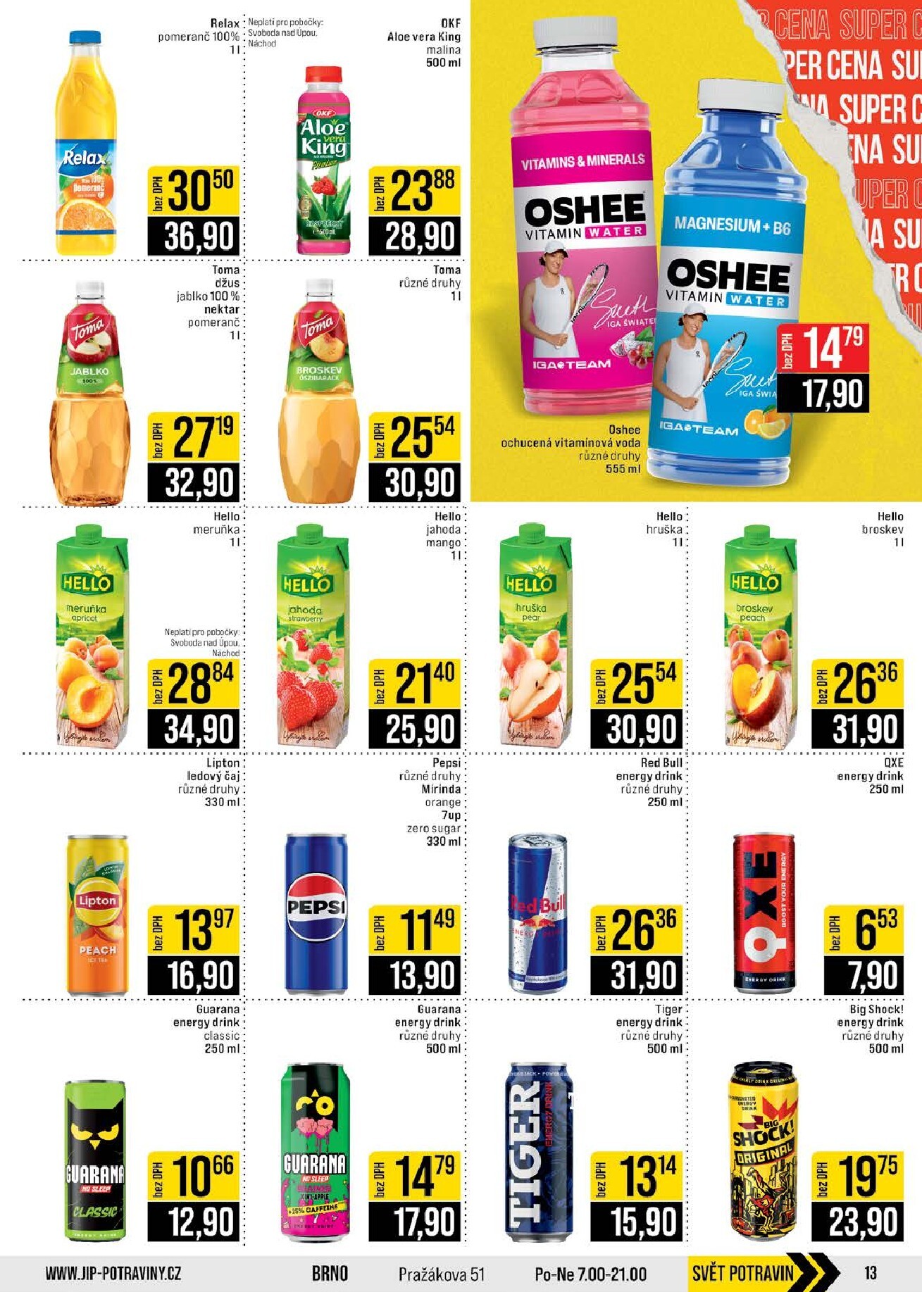 jip - Budoucí JIP - České Budějovice, Most, Svoboda nad Úpou, Náchod, Sušice leták platný od středy 15.04.2026 do úterý 21.04.2026 - page: 13
