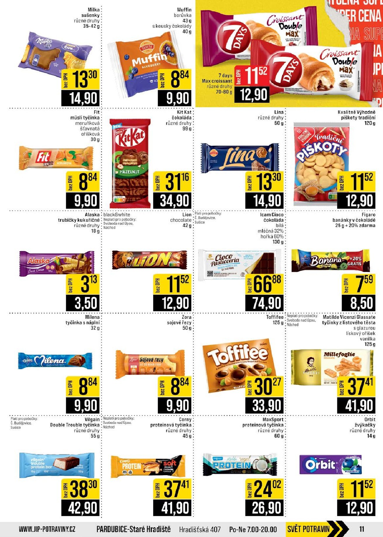 jip - Budoucí JIP - České Budějovice, Most, Svoboda nad Úpou, Náchod, Sušice leták platný od středy 15.04.2026 do úterý 21.04.2026 - page: 11