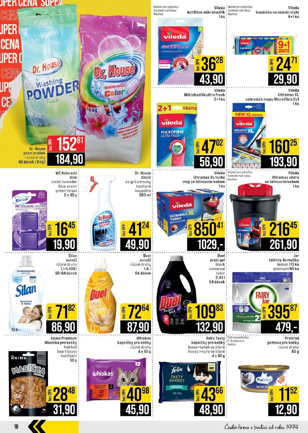 jip - Budoucí JIP - České Budějovice, Most, Svoboda nad Úpou, Náchod, Sušice leták platný od středy 15.04.2026 do úterý 21.04.2026 - page: 18