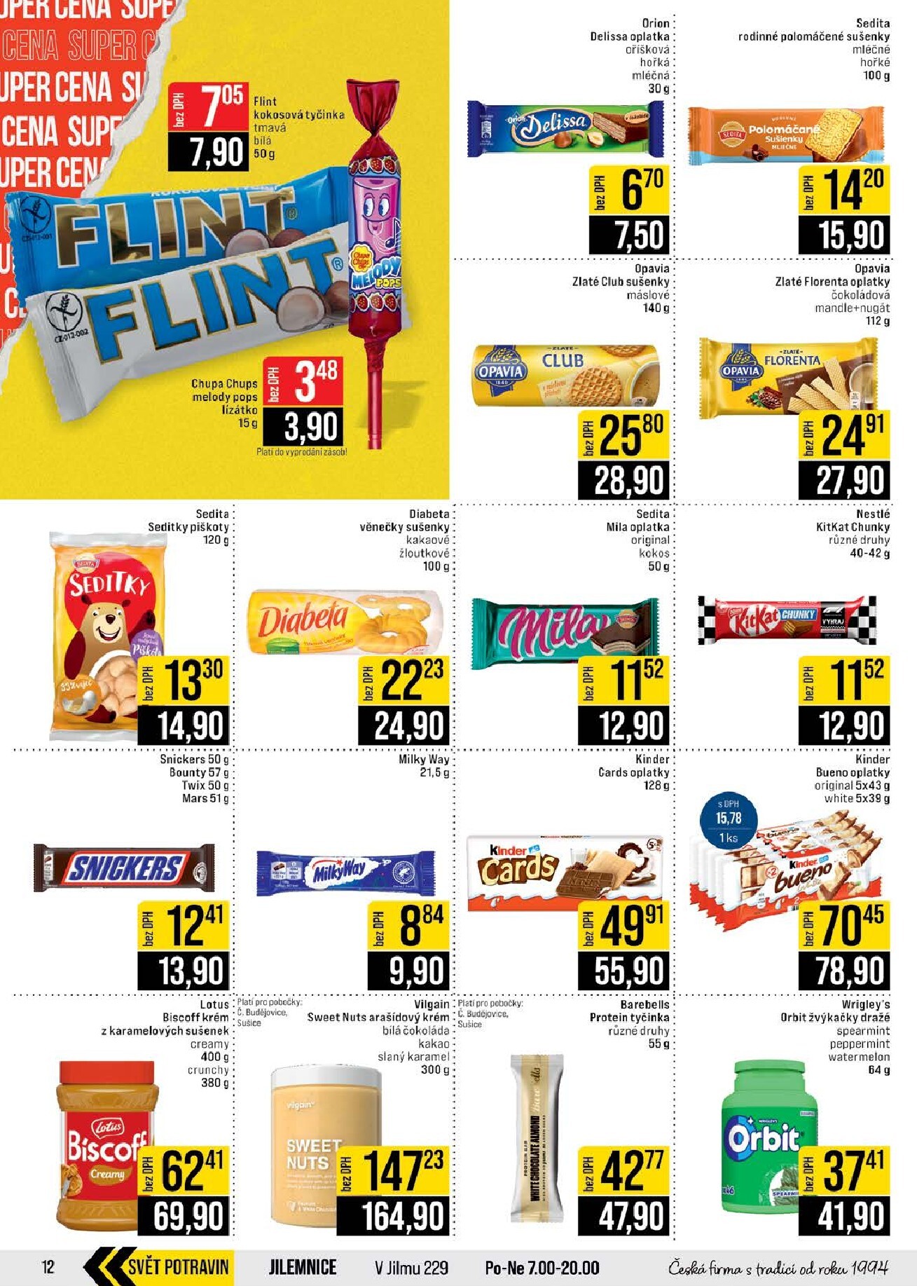 jip - JIP - České Budějovice, Most, Svoboda nad Úpou, Náchod, Sušice leták na příští týden od středy 22.04.2026 do úterý 28.04.2026 - page: 12