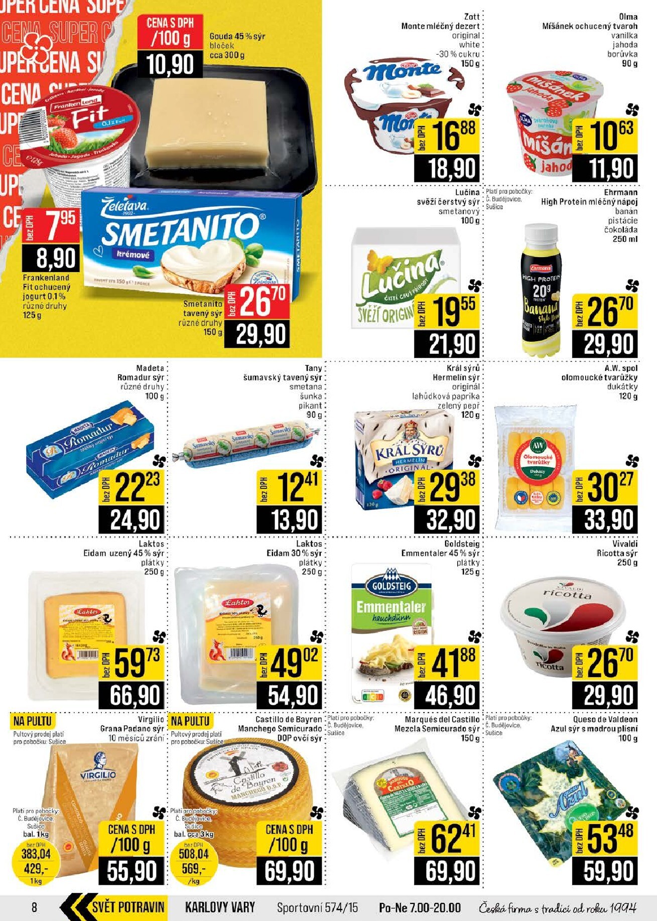 jip - JIP - České Budějovice, Most, Svoboda nad Úpou, Náchod, Sušice leták na příští týden od středy 22.04.2026 do úterý 28.04.2026 - page: 8