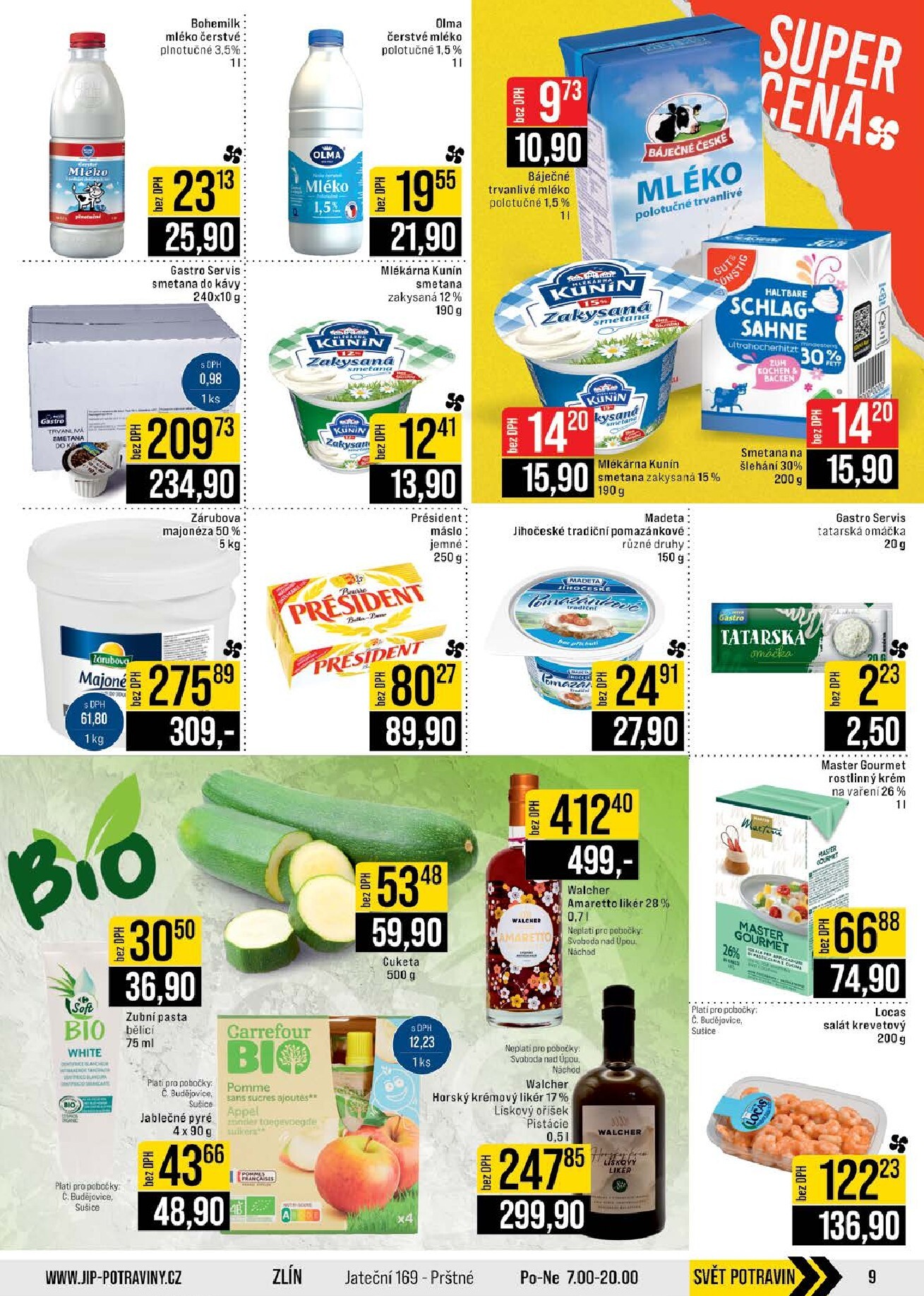 jip - JIP - České Budějovice, Most, Svoboda nad Úpou, Náchod, Sušice leták na příští týden od středy 22.04.2026 do úterý 28.04.2026 - page: 9