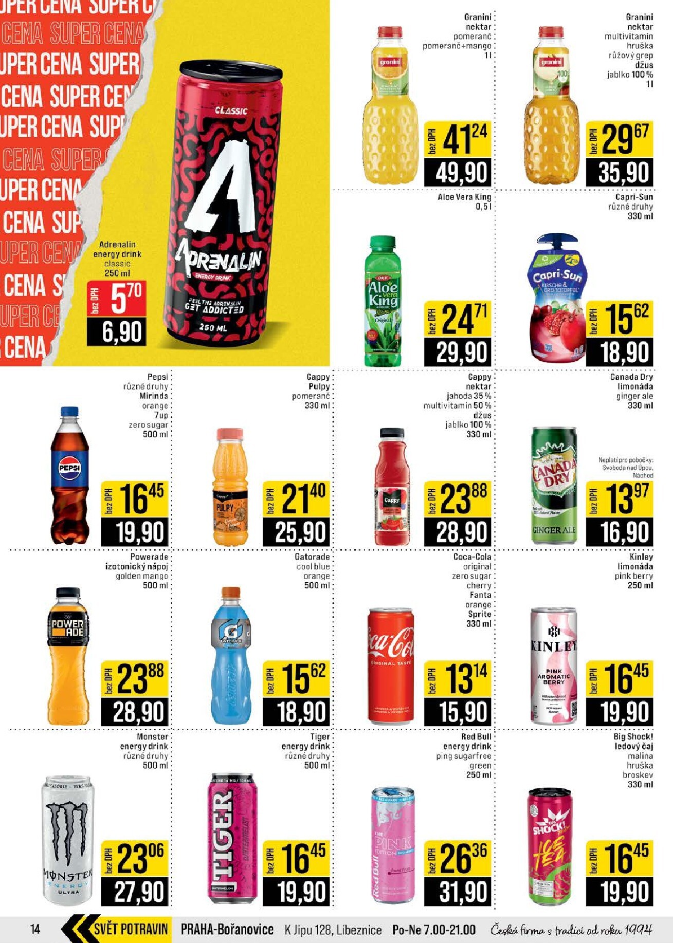 jip - JIP - České Budějovice, Most, Svoboda nad Úpou, Náchod, Sušice leták na příští týden od středy 22.04.2026 do úterý 28.04.2026 - page: 14