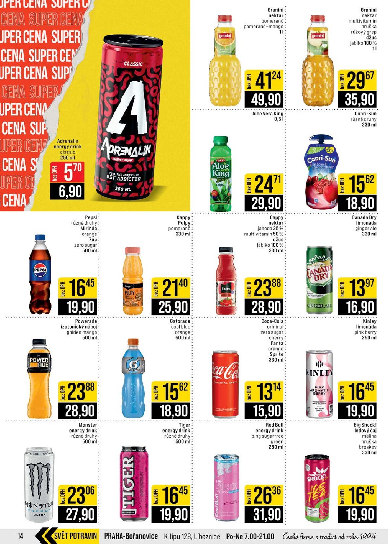 jip - JIP - Brno, Ostrava - Hrabová, Praha - Bořanovice, Jilemnice, Karlovy Vary, Olomouc, Pardubice, Zlín, Polička leták na příští týden od středy 22.04.2026 do úterý 28.04.2026 - page: 14